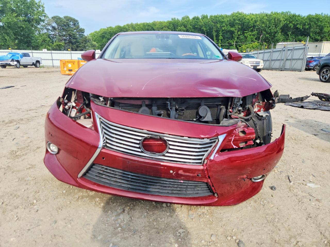 2014 Lexus Es 300h Red vin: JTHBW1GG7E2070895