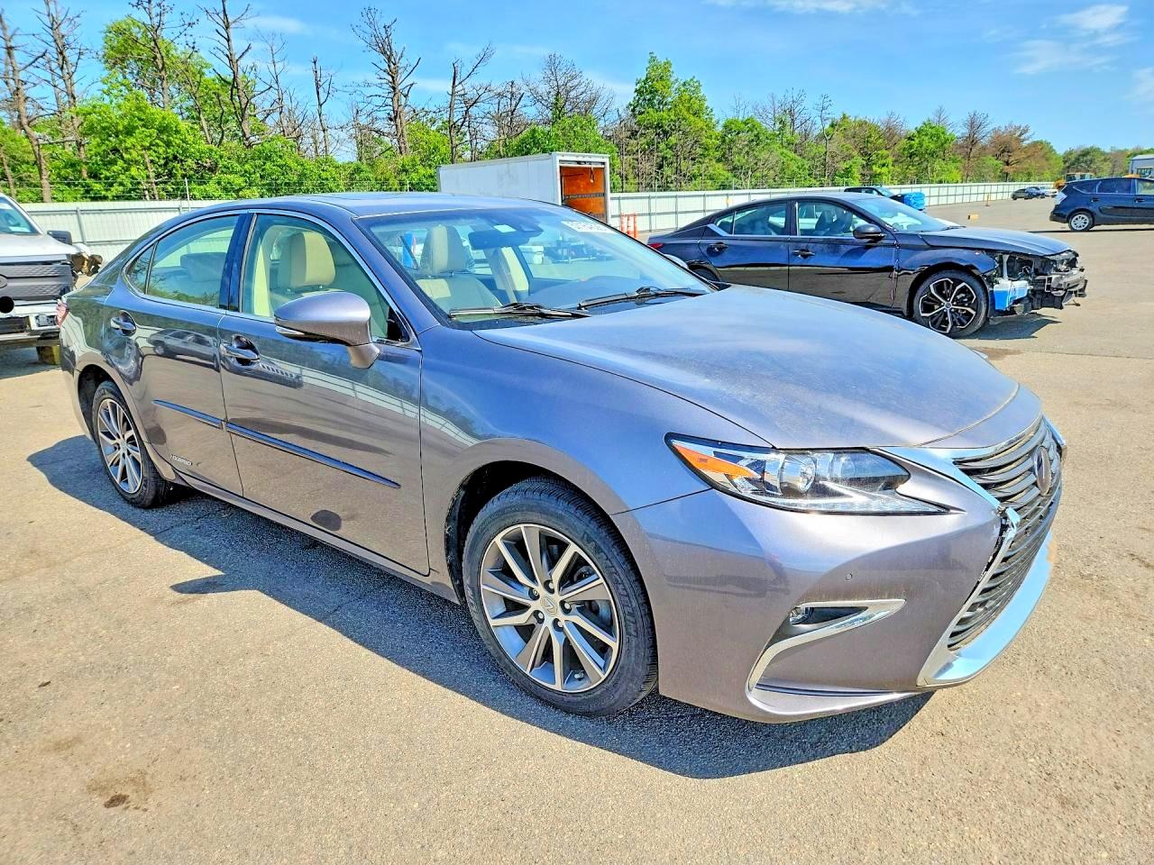 2016 Lexus Es 300h Gray vin: JTHBW1GG7G2112470