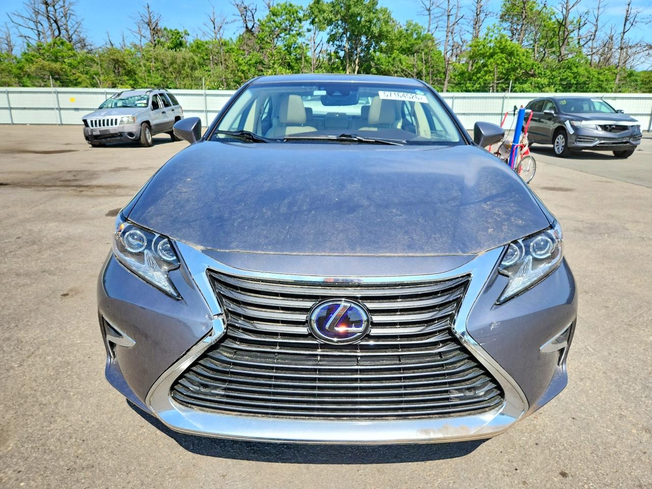 2016 Lexus Es 300h Gray vin: JTHBW1GG7G2112470