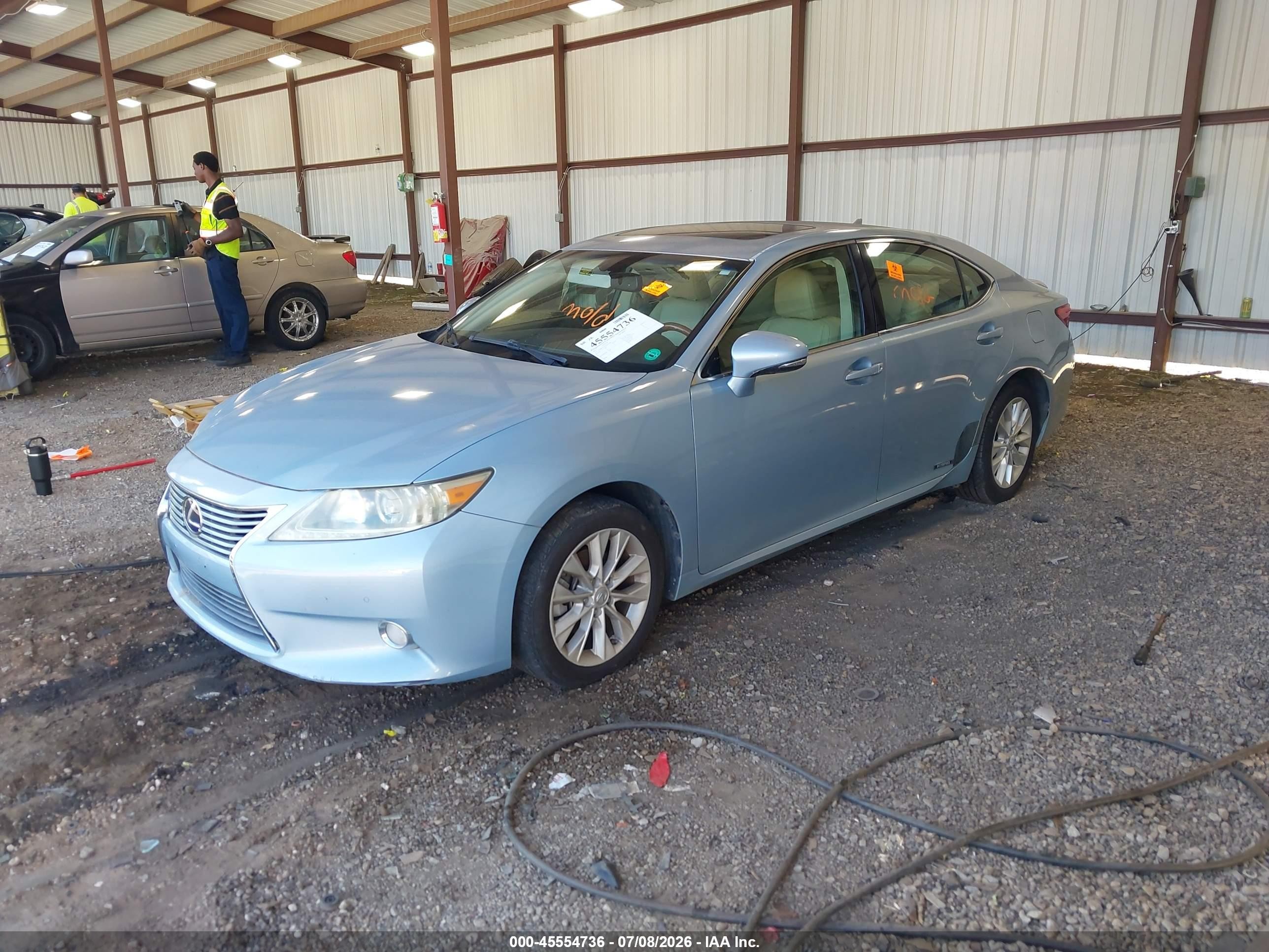 2013 Lexus Es 300h   Blue vin: JTHBW1GG8D2001485