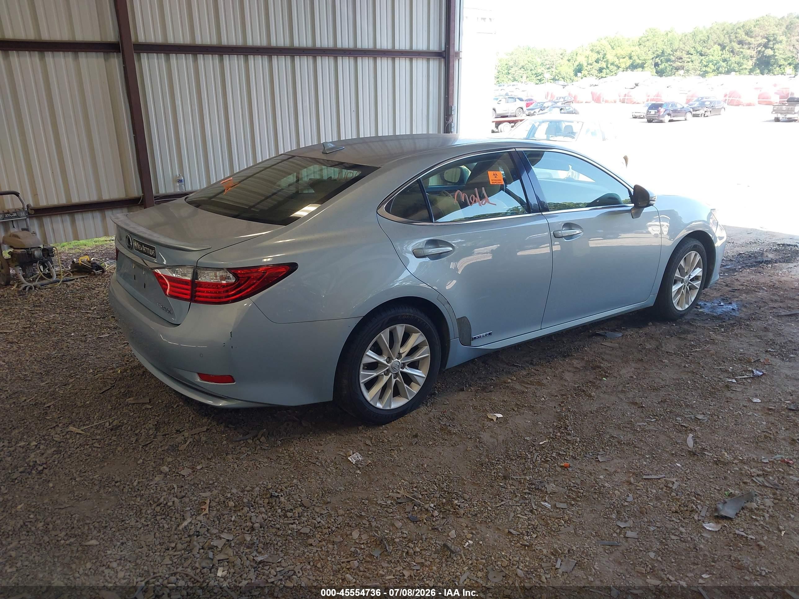 2013 Lexus Es 300h   Blue vin: JTHBW1GG8D2001485