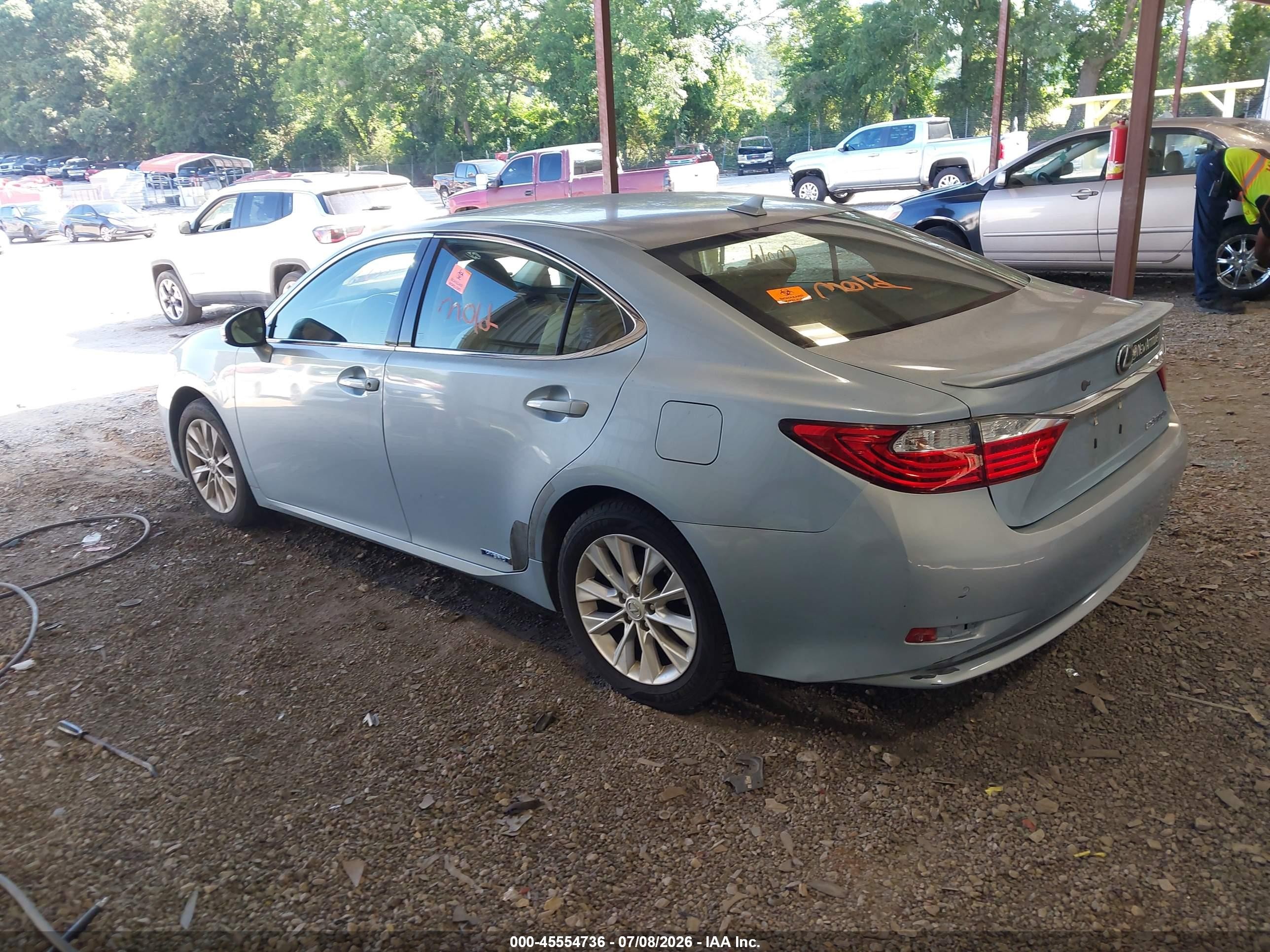 2013 Lexus Es 300h   Blue vin: JTHBW1GG8D2001485