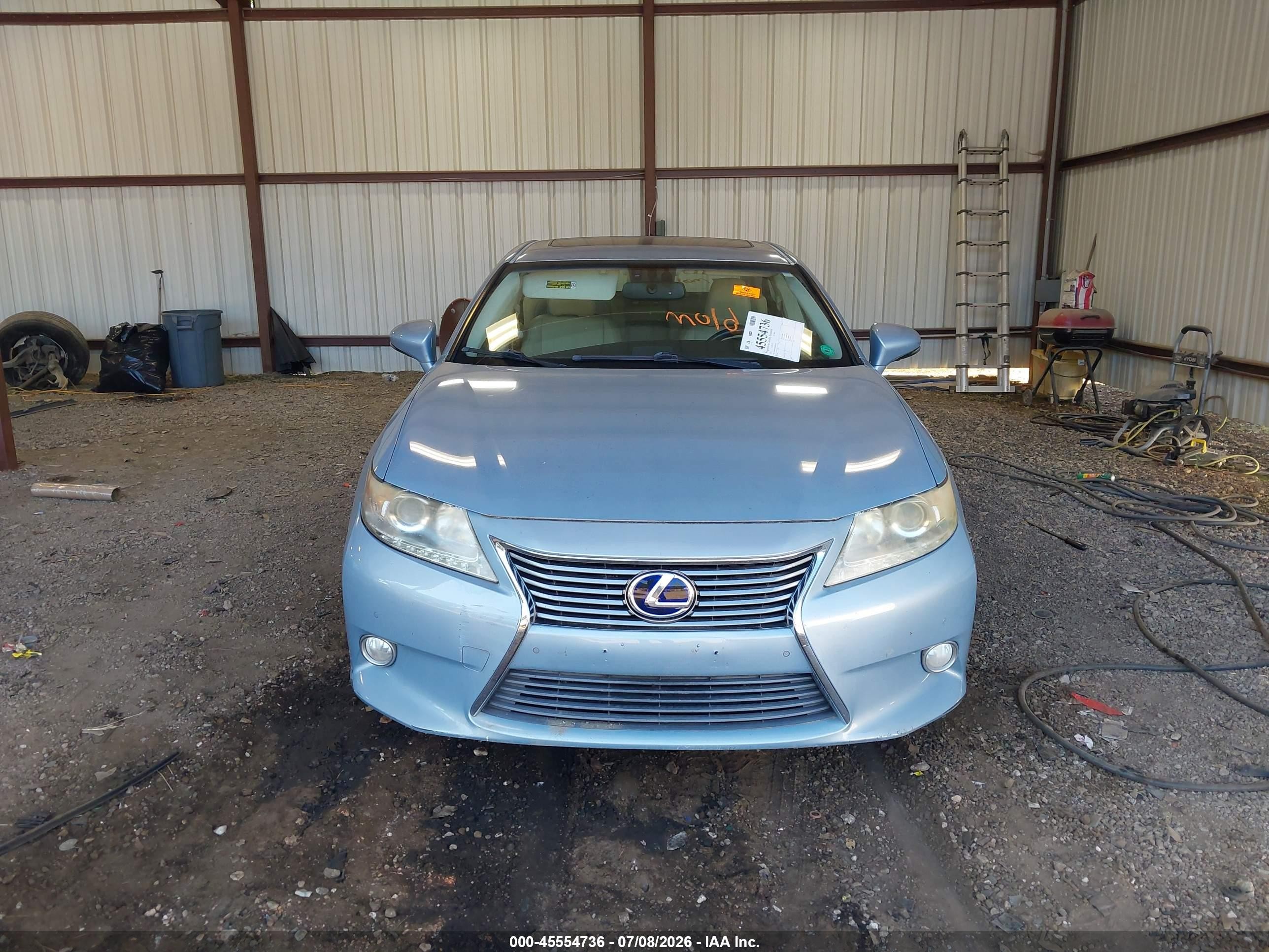 2013 Lexus Es 300h   Blue vin: JTHBW1GG8D2001485