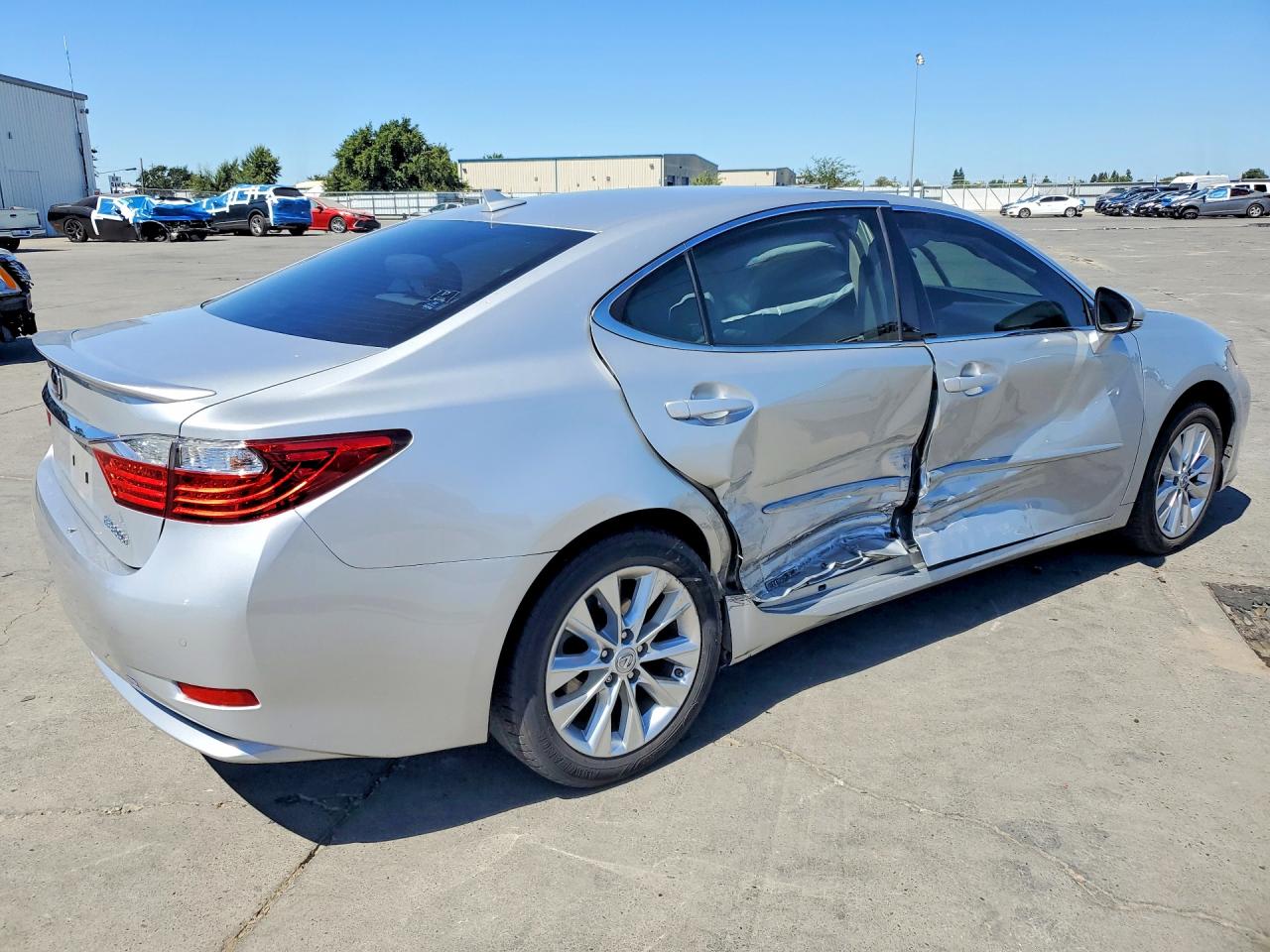 2013 Lexus Es 300h Silver vin: JTHBW1GG8D2006864