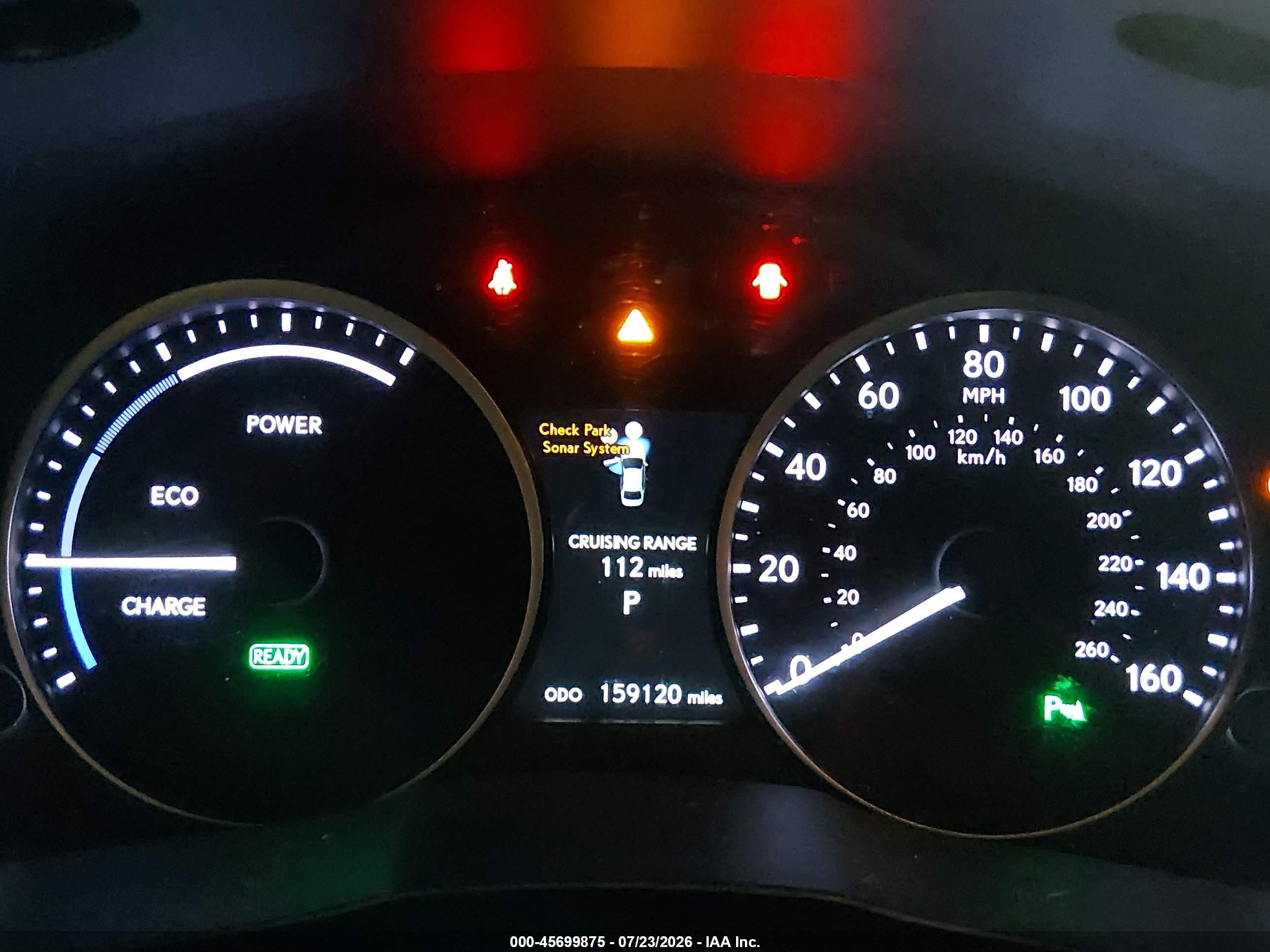 2013 Lexus Es 300h Red vin: JTHBW1GG8D2010641