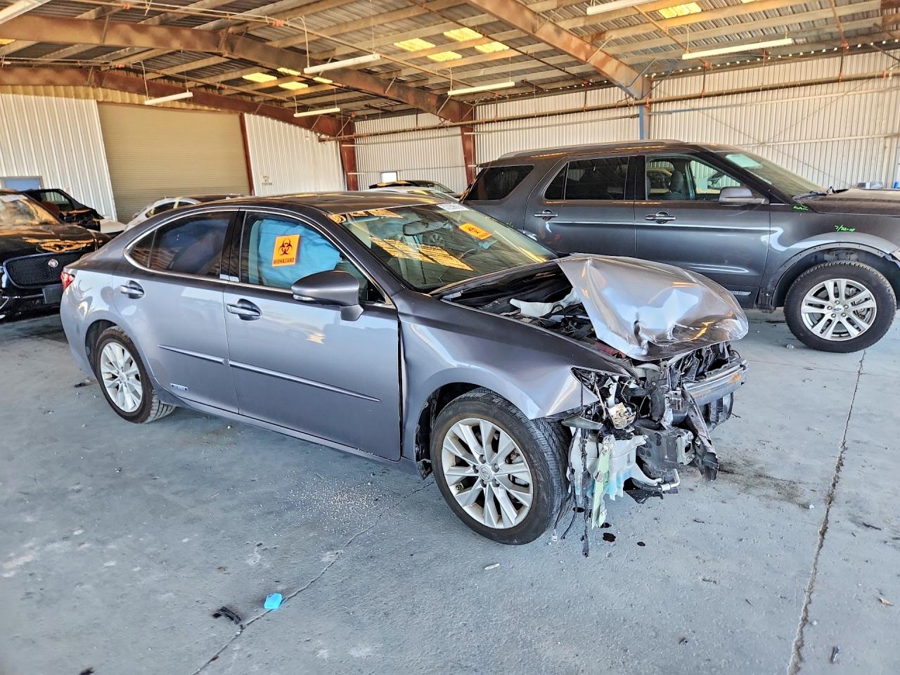 2013 Lexus Es 300h Gray vin: JTHBW1GG8D2013877