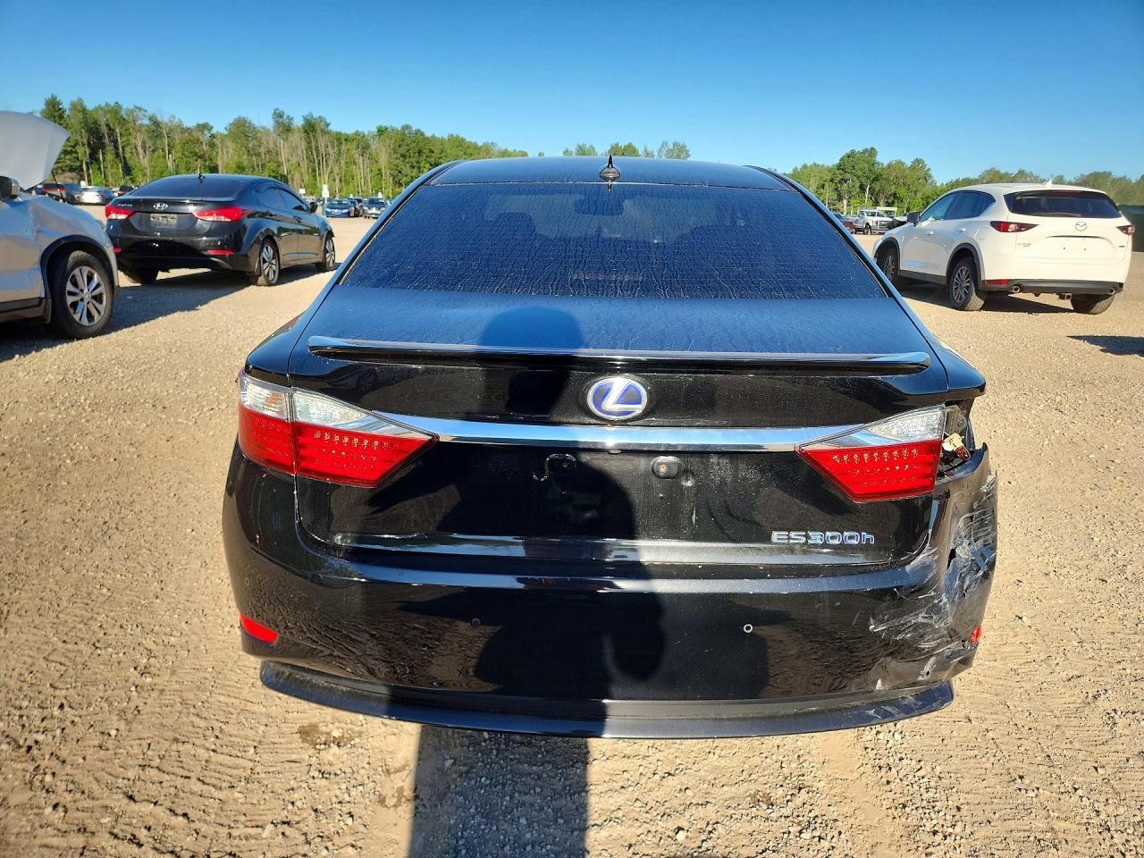 2013 Lexus Es 300h Black vin: JTHBW1GG8D2017590