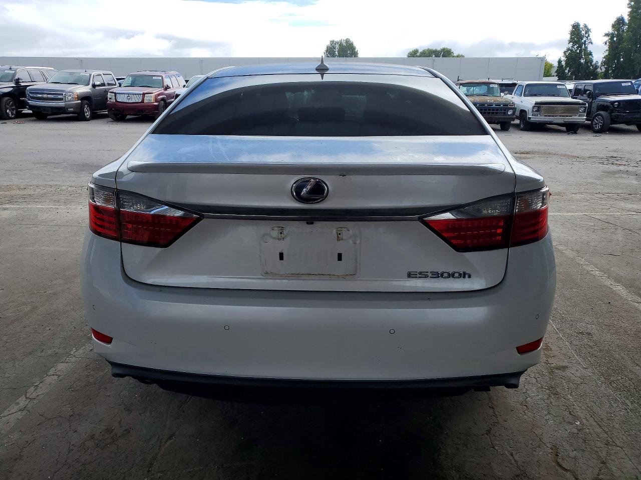 2013 Lexus Es 300h White vin: JTHBW1GG8D2023664