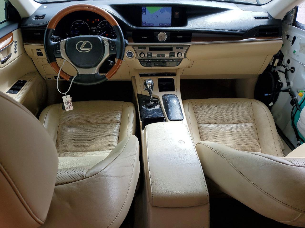 2013 Lexus Es 300h White vin: JTHBW1GG8D2023664