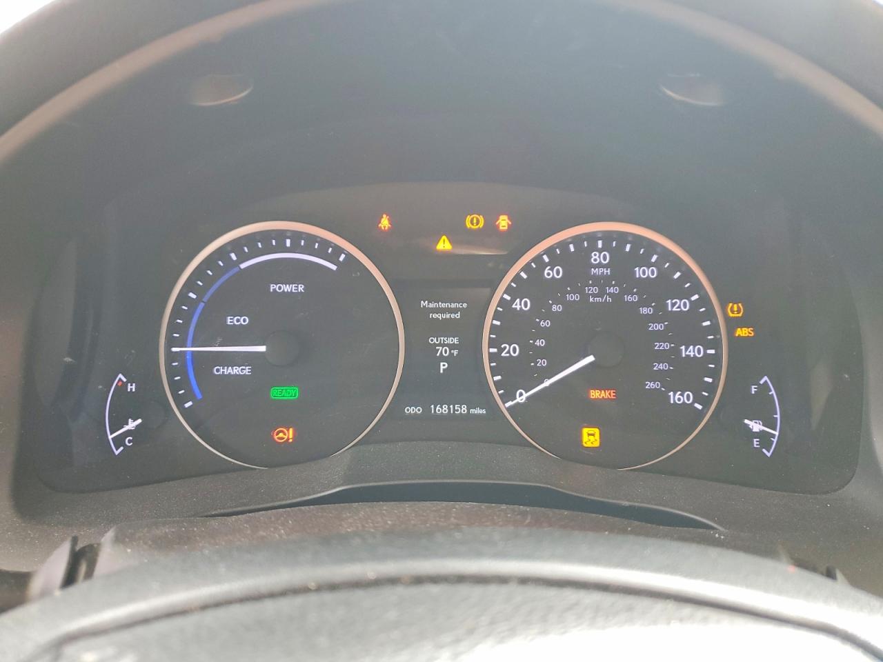 2013 Lexus Es 300h White vin: JTHBW1GG8D2023664