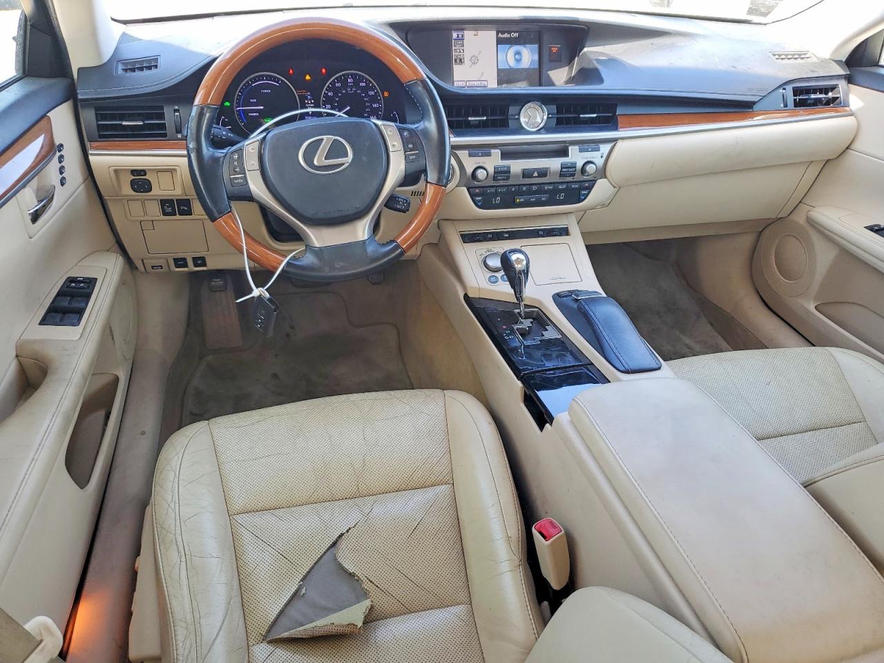 2013 Lexus Es 300h White vin: JTHBW1GG8D2028914