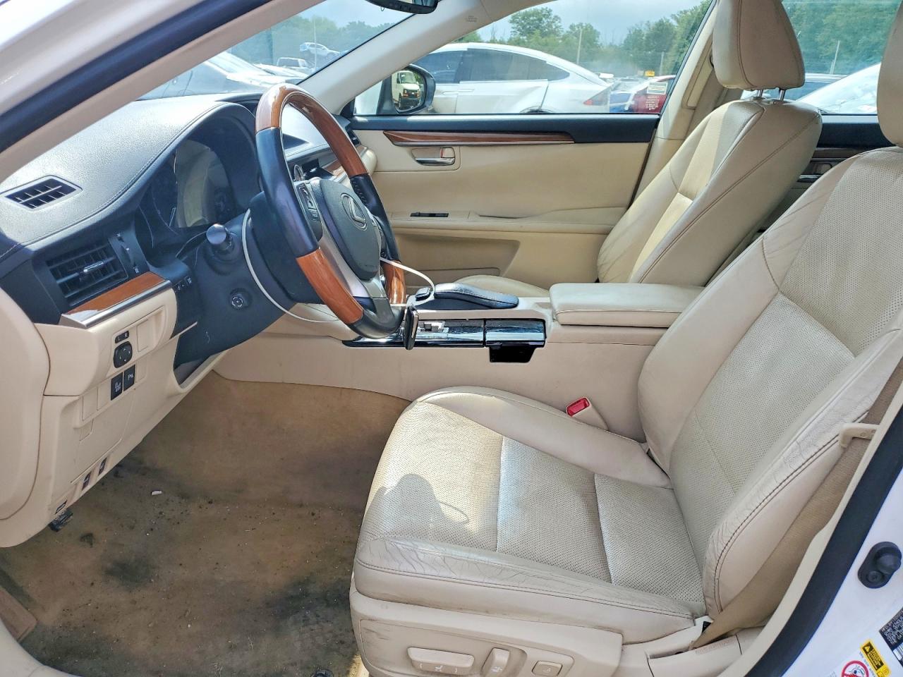 2013 Lexus Es 300h White vin: JTHBW1GG8D2033661