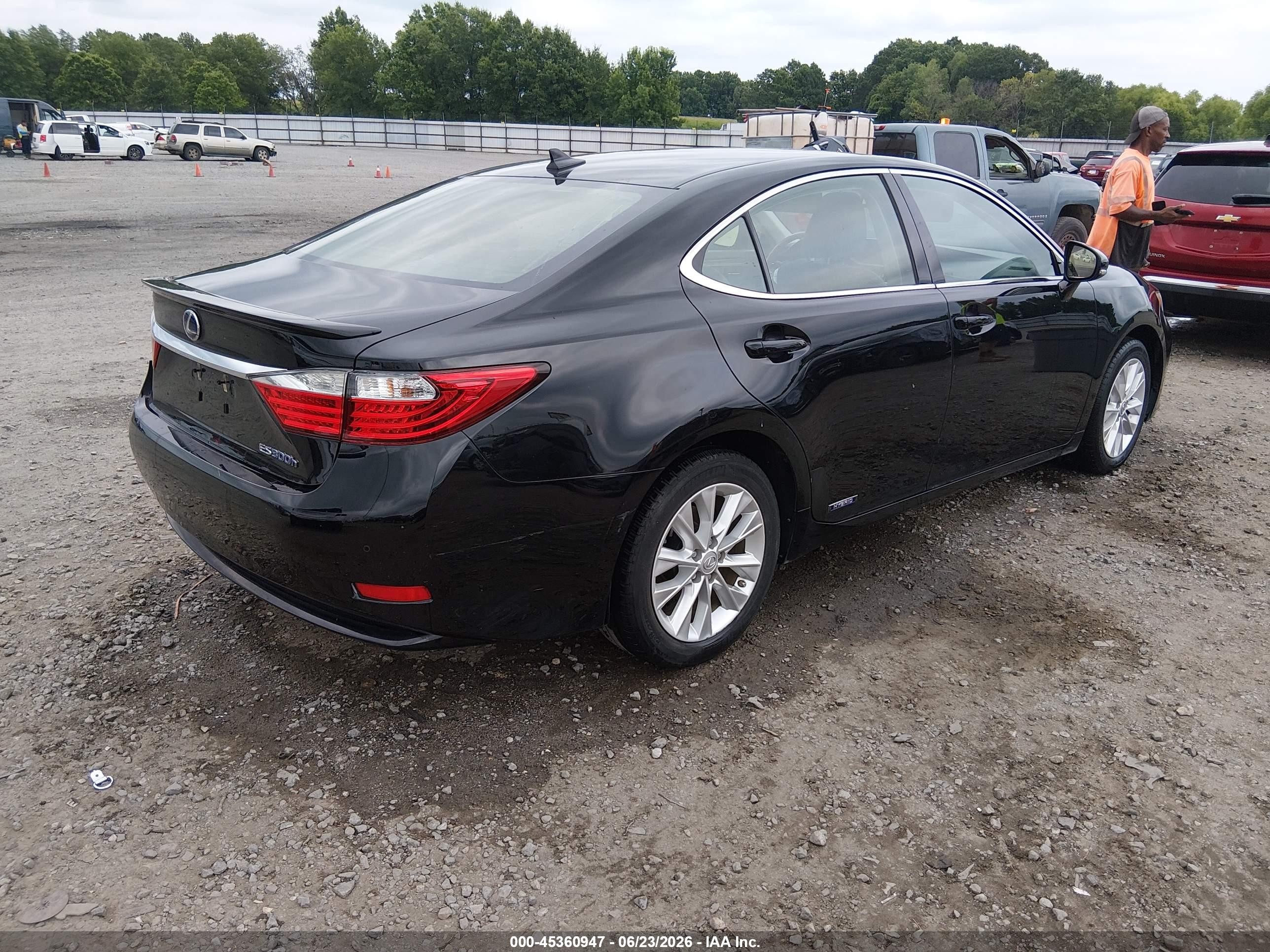 2013 Lexus Es 300h   Black vin: JTHBW1GG8D2036107