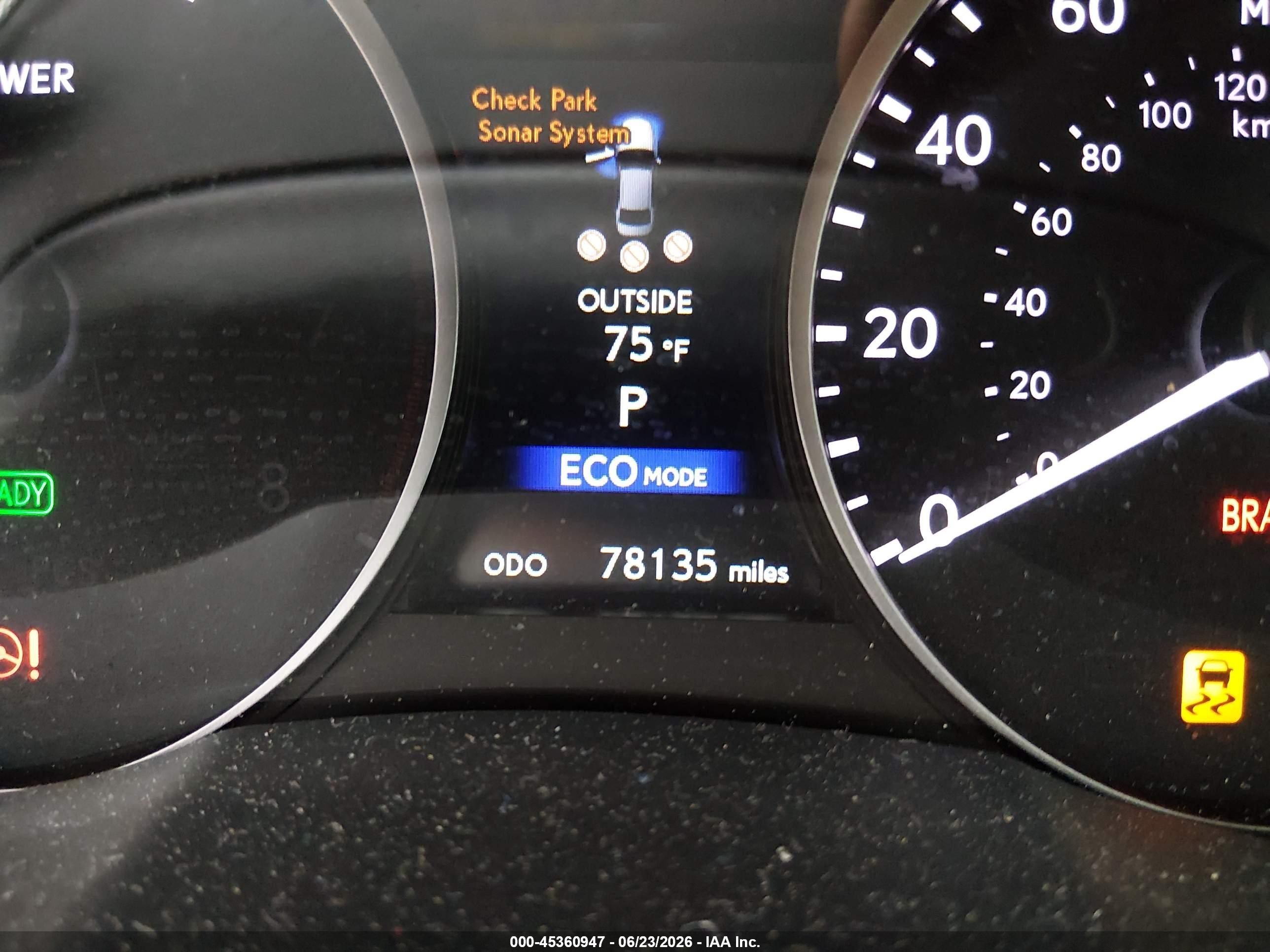 2013 Lexus Es 300h   Black vin: JTHBW1GG8D2036107