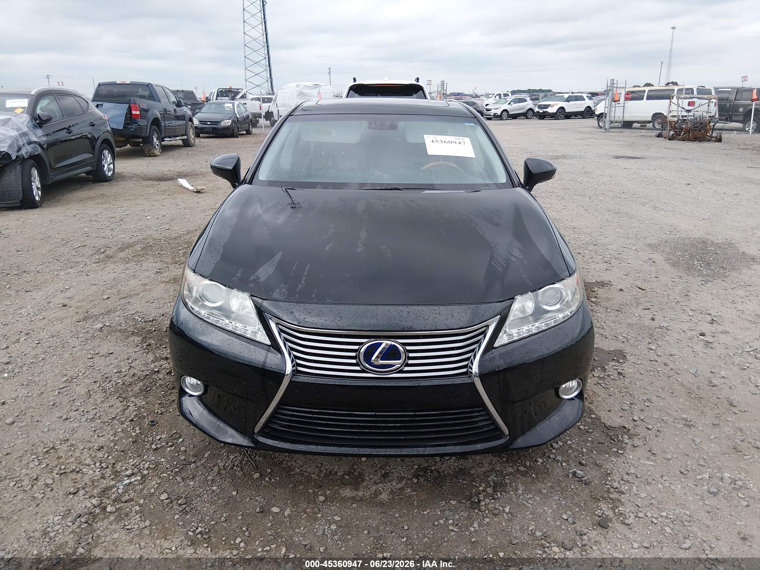 2013 Lexus Es 300h   Black vin: JTHBW1GG8D2036107