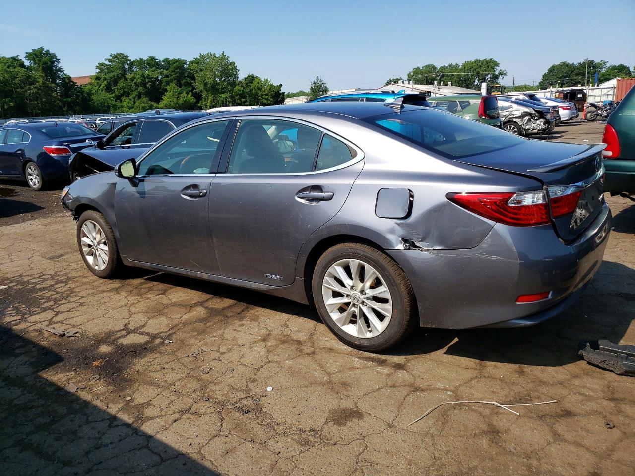 2013 Lexus Es 300h Gray vin: JTHBW1GG8D2038858