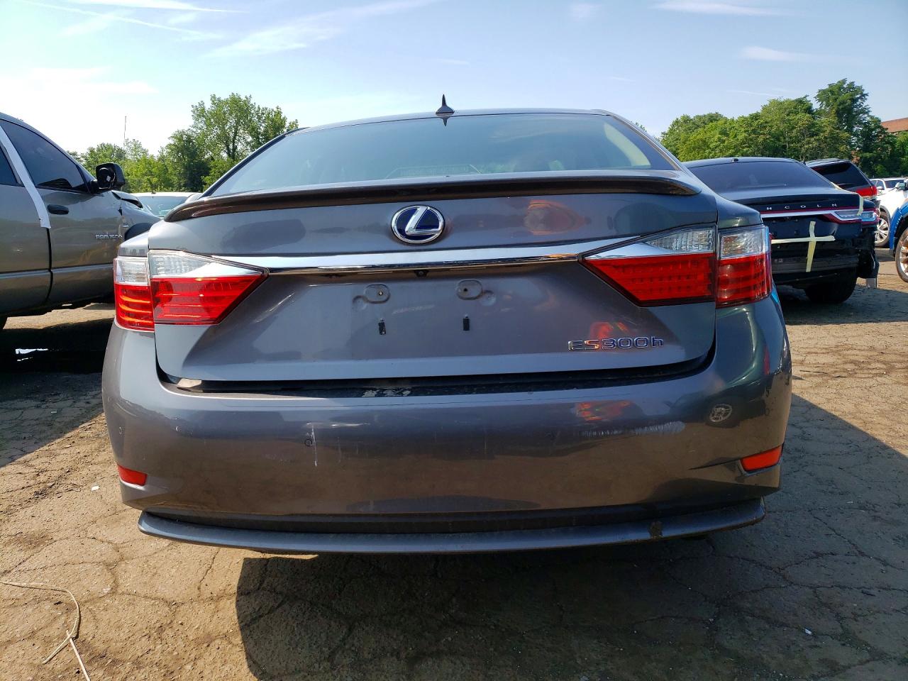 2013 Lexus Es 300h Gray vin: JTHBW1GG8D2038858