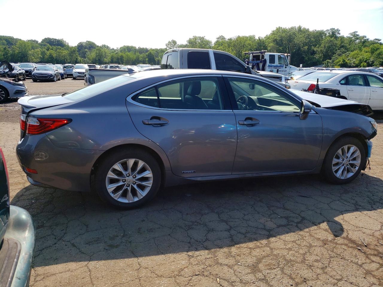 2013 Lexus Es 300h Gray vin: JTHBW1GG8D2038858