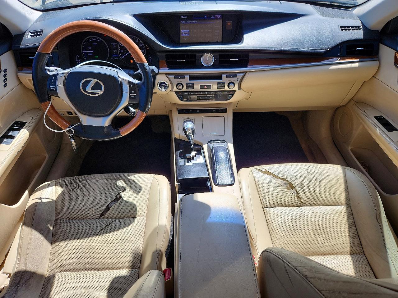 2014 Lexus Es 300h Brown vin: JTHBW1GG8E2045939