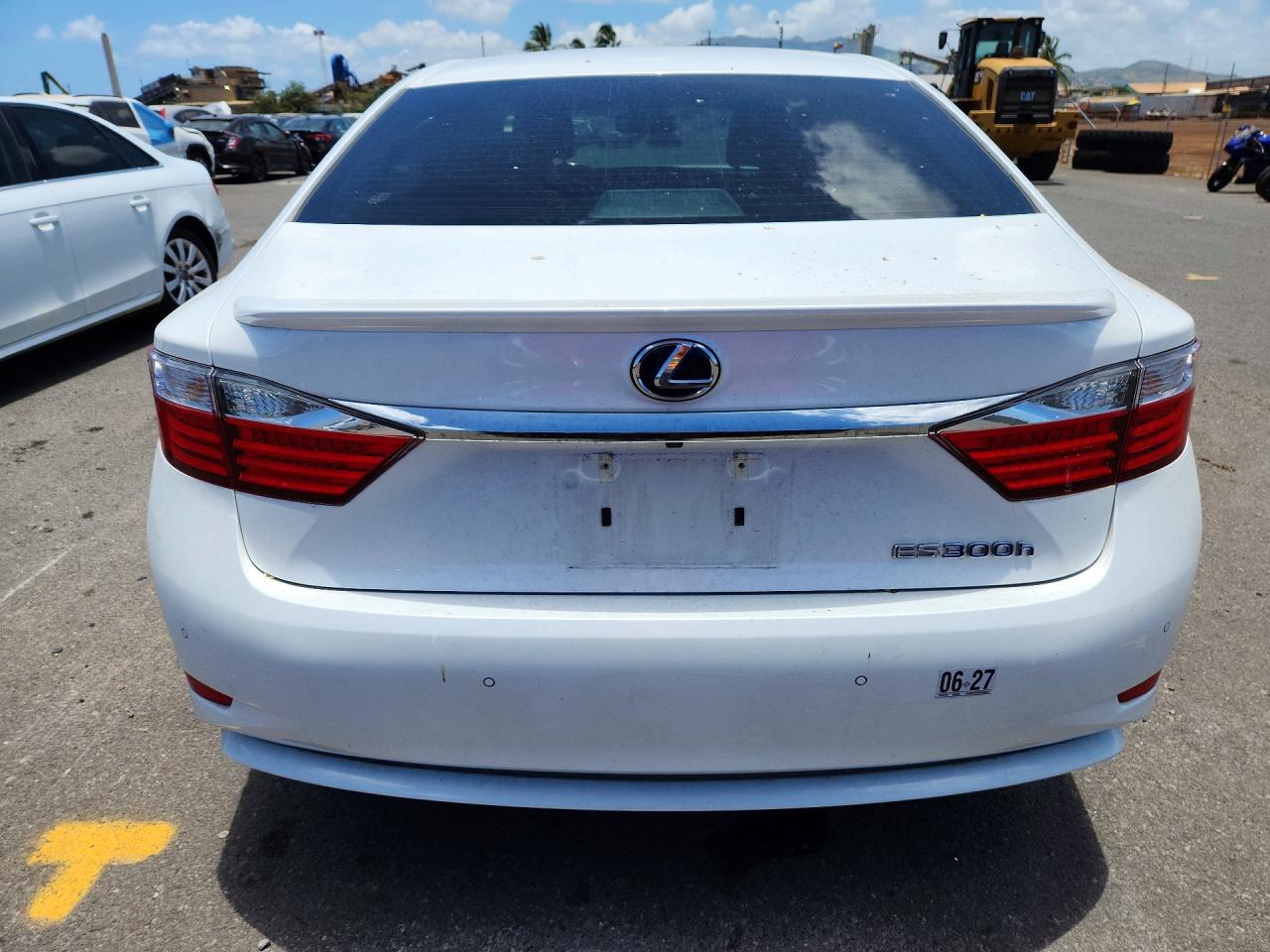 2014 Lexus Es 300h Белый vin: JTHBW1GG8E2048811