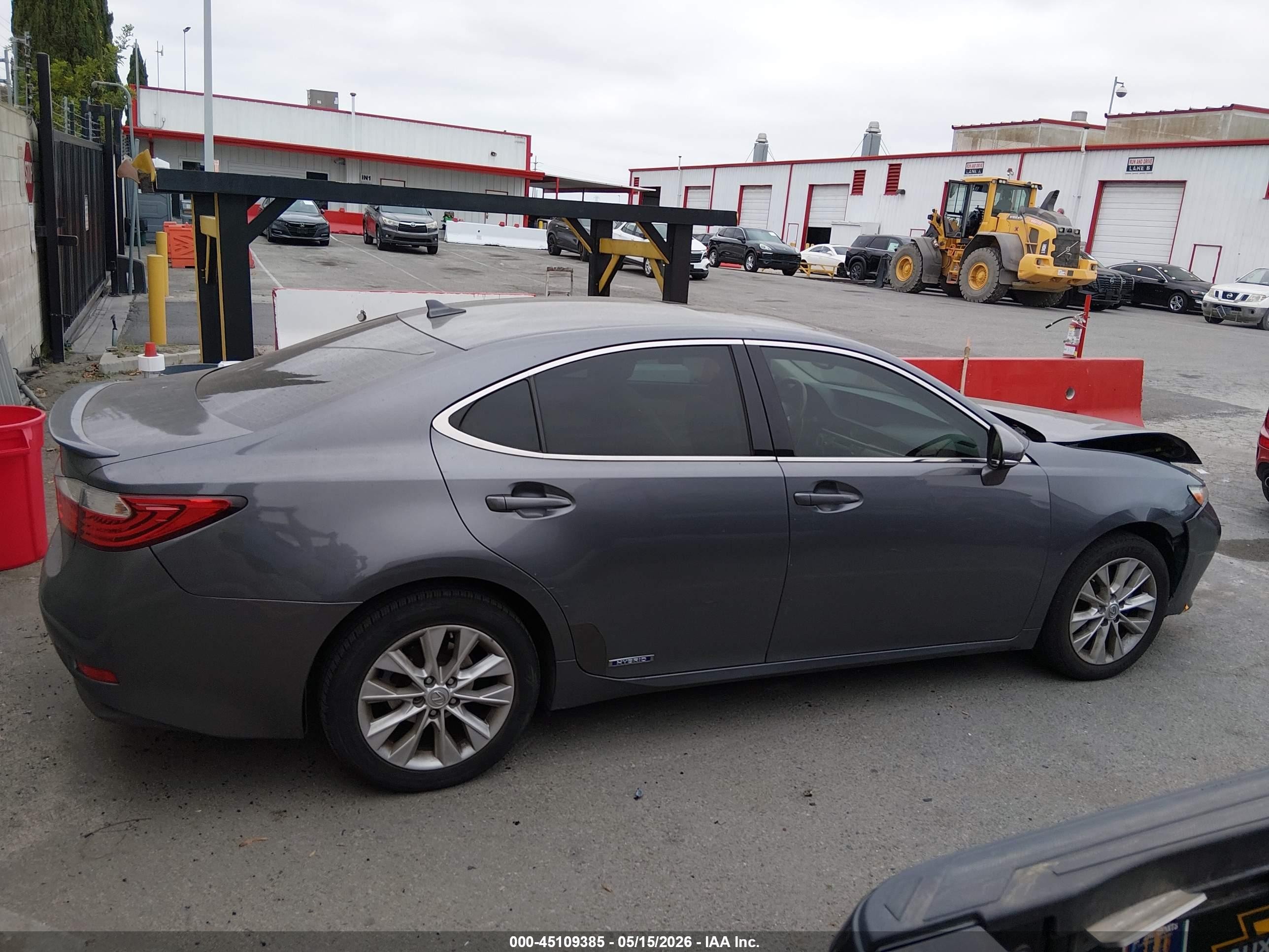 2014 Lexus Es 300h   Серый vin: JTHBW1GG8E2053541