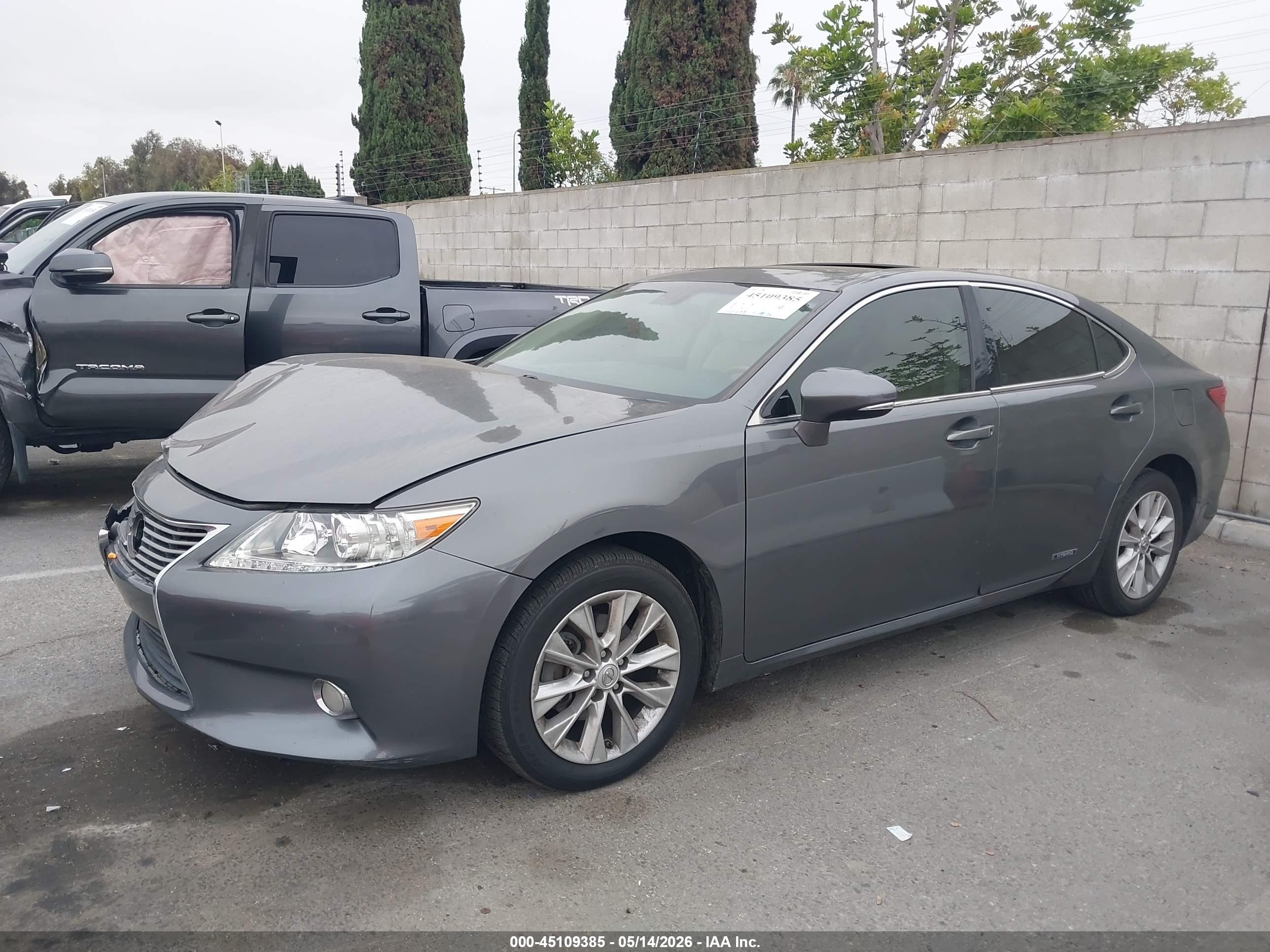 2014 Lexus Es 300h   Серый vin: JTHBW1GG8E2053541