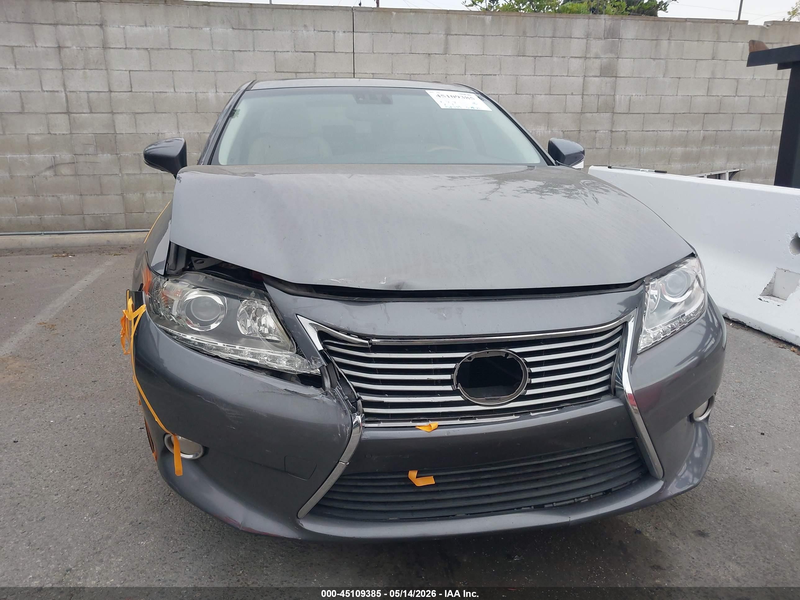2014 Lexus Es 300h   Серый vin: JTHBW1GG8E2053541