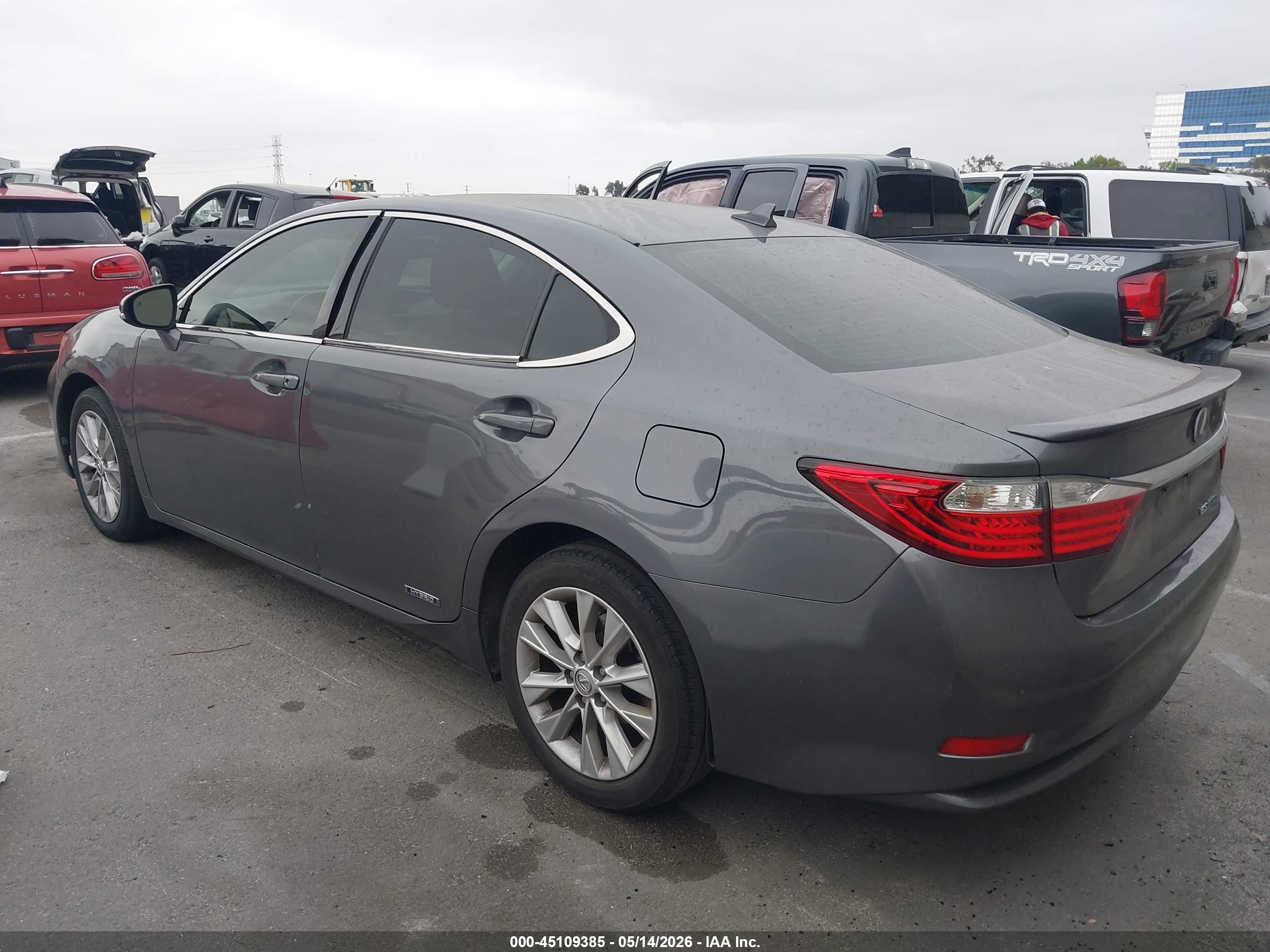 2014 Lexus Es 300h   Серый vin: JTHBW1GG8E2053541