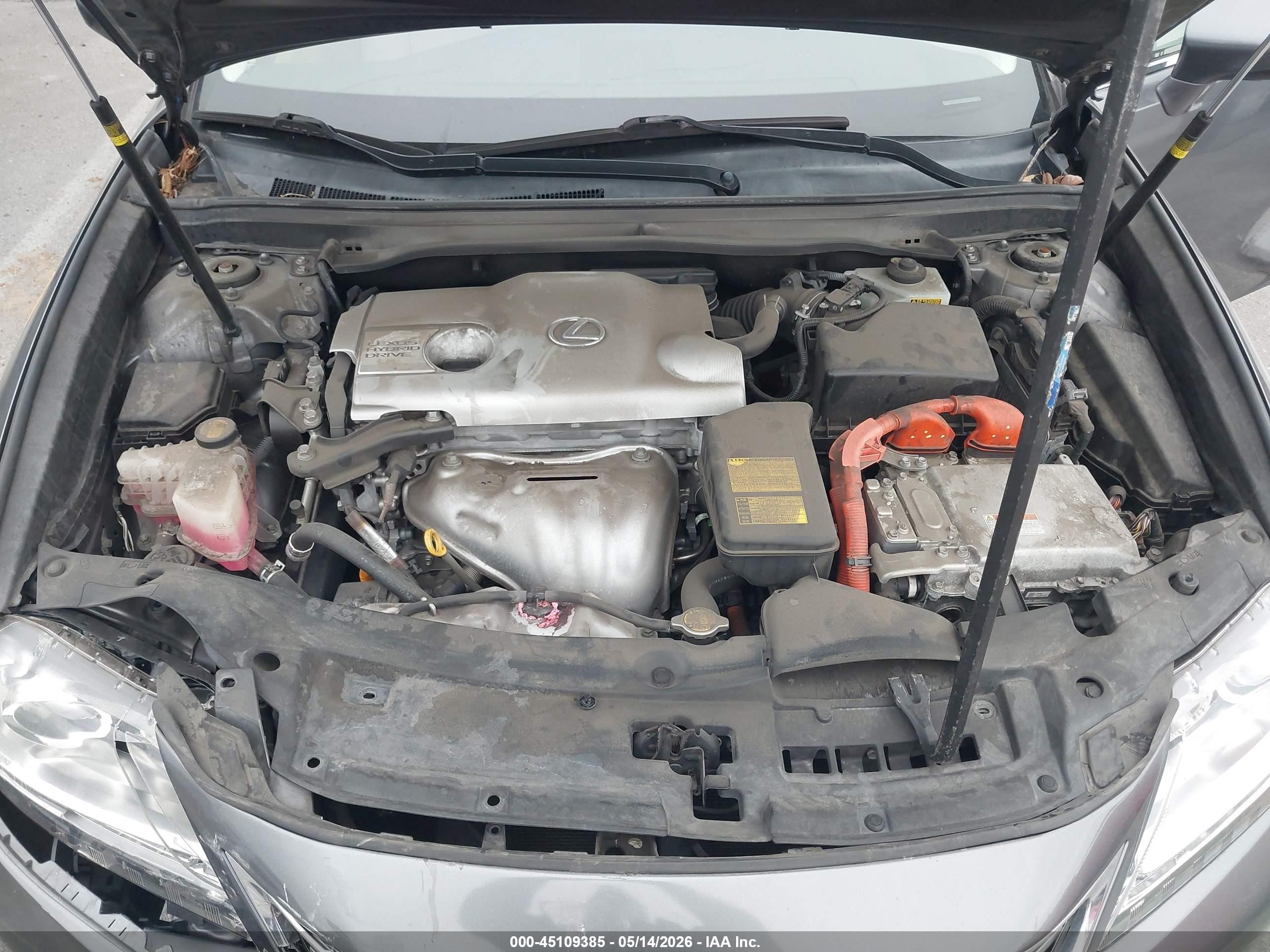 2014 Lexus Es 300h   Серый vin: JTHBW1GG8E2053541