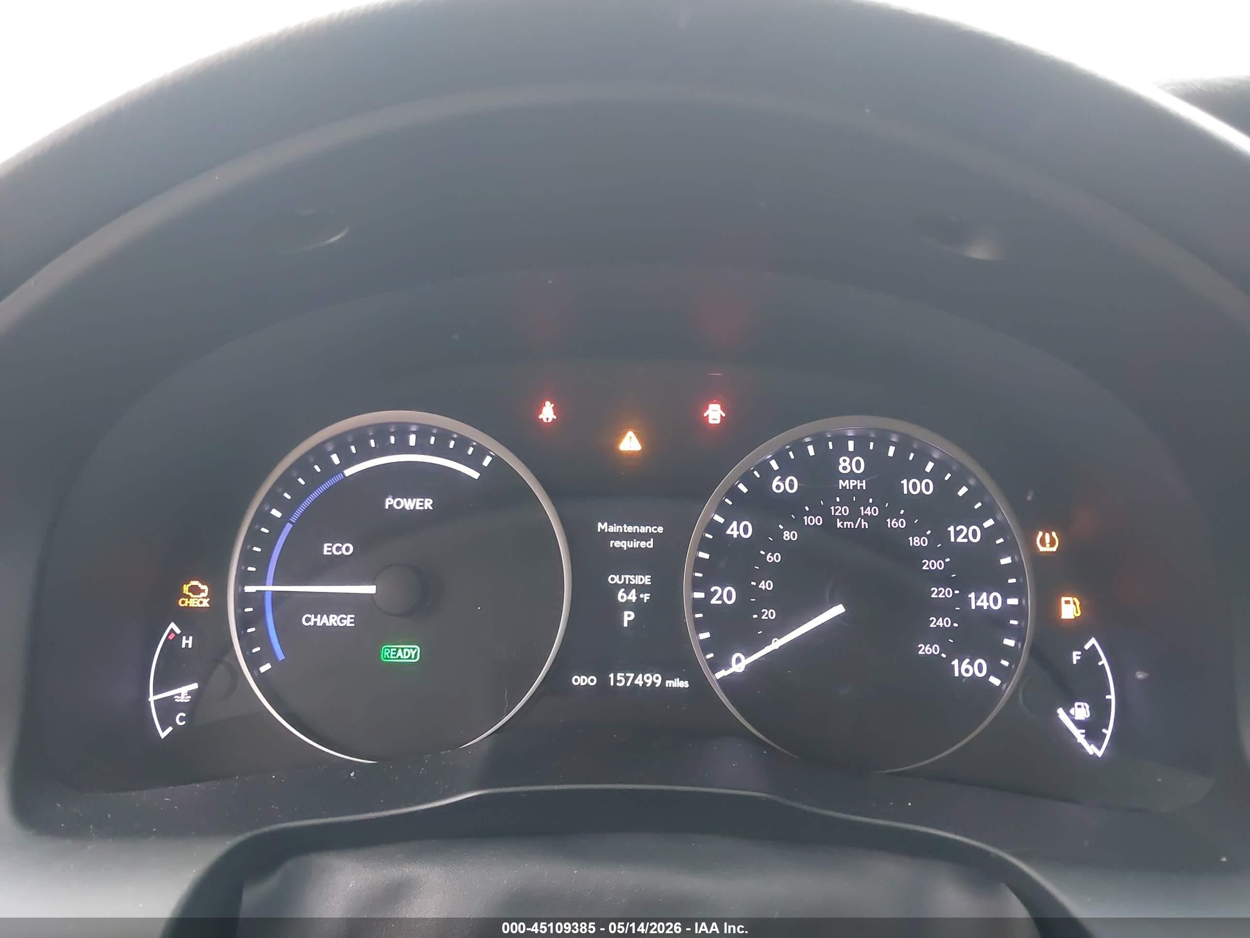 2014 Lexus Es 300h   Серый vin: JTHBW1GG8E2053541