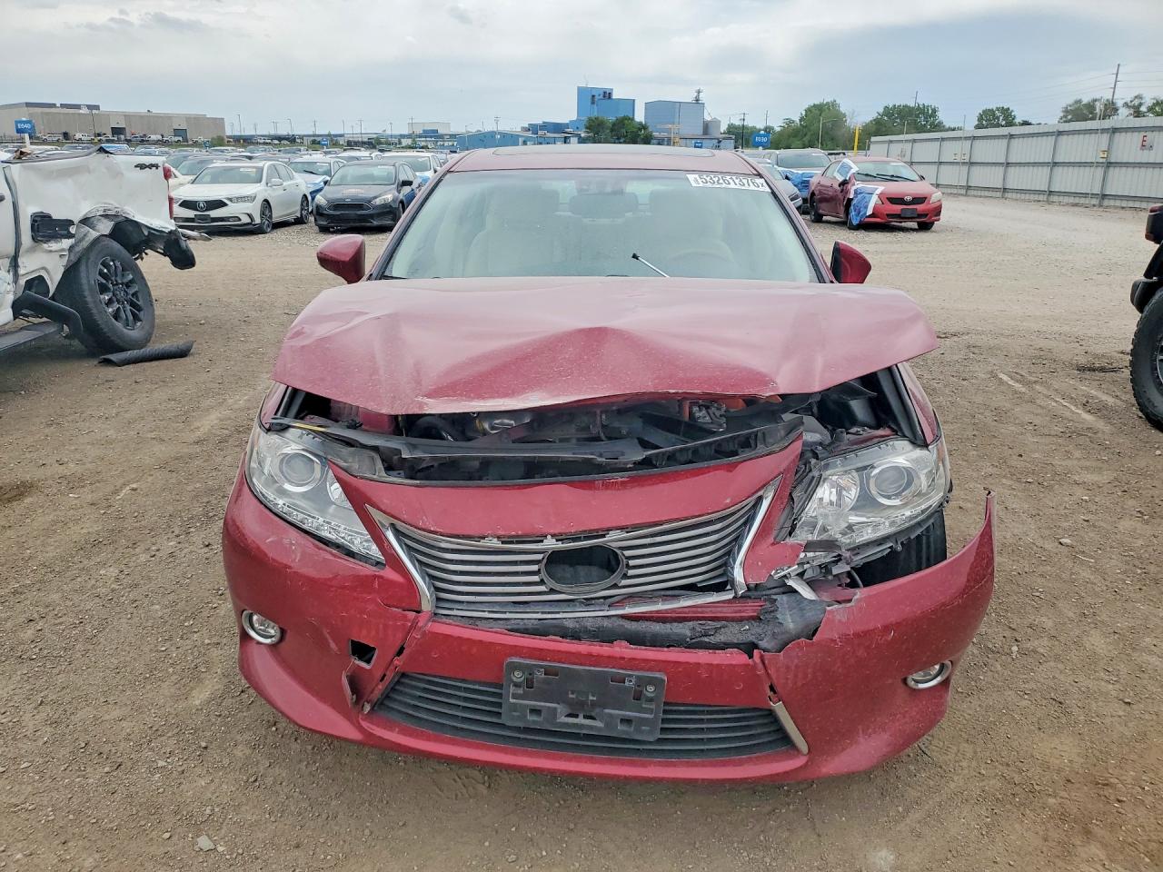 2014 Lexus Es 300h Red vin: JTHBW1GG8E2056133