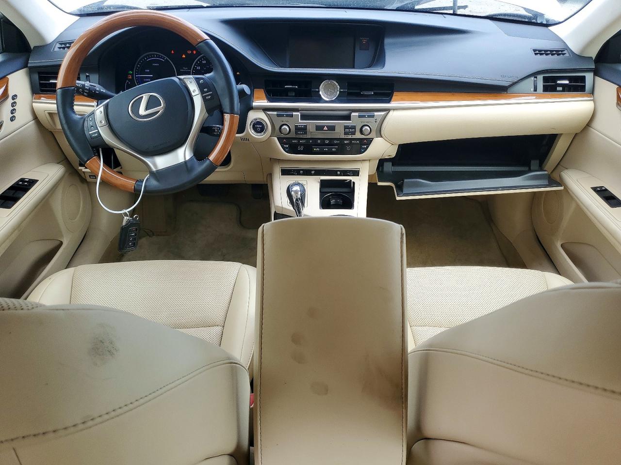2015 Lexus Es 300h White vin: JTHBW1GG8F2084449
