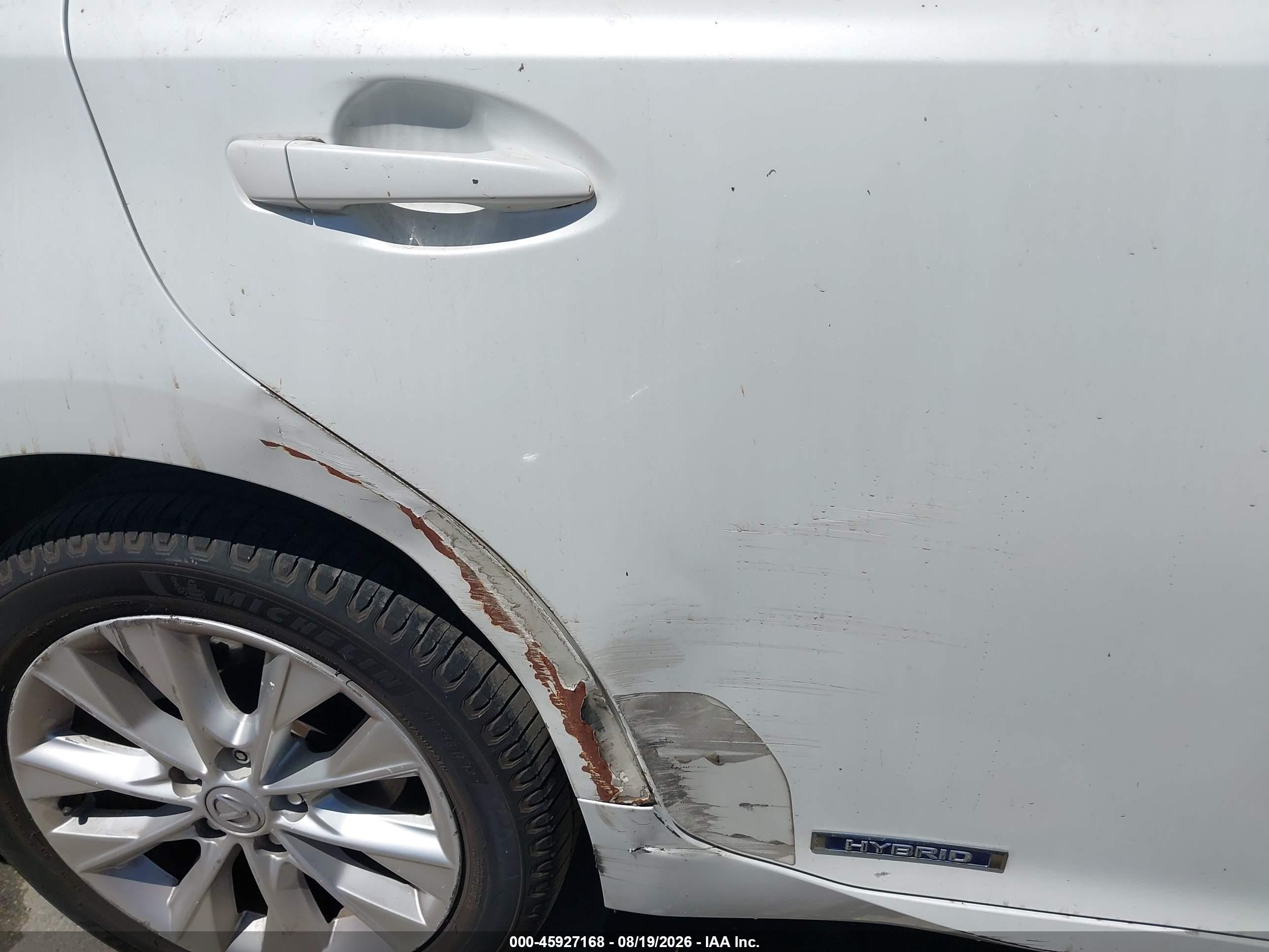 2013 Lexus Es 300h   White vin: JTHBW1GG9D2004606
