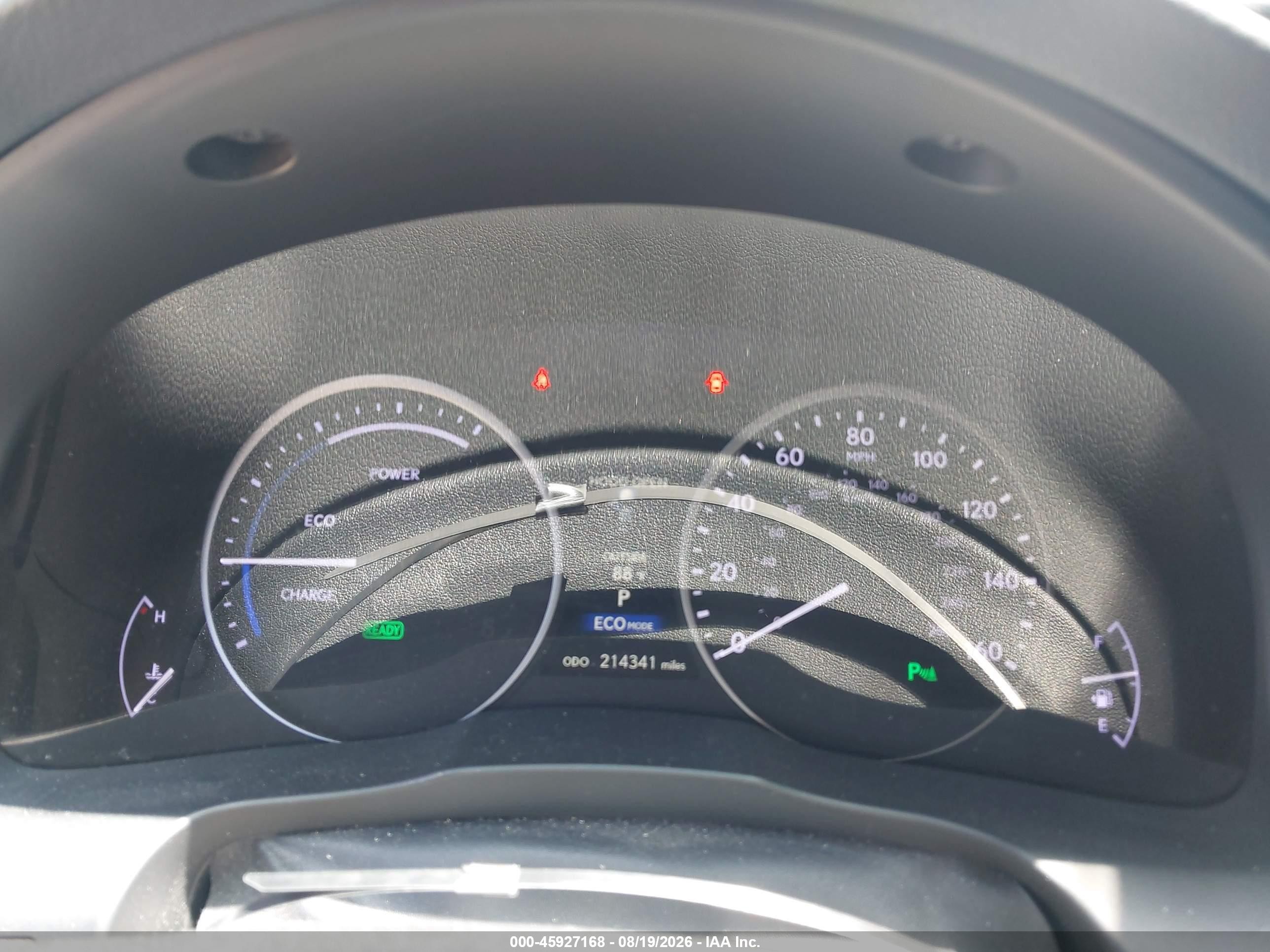 2013 Lexus Es 300h   White vin: JTHBW1GG9D2004606