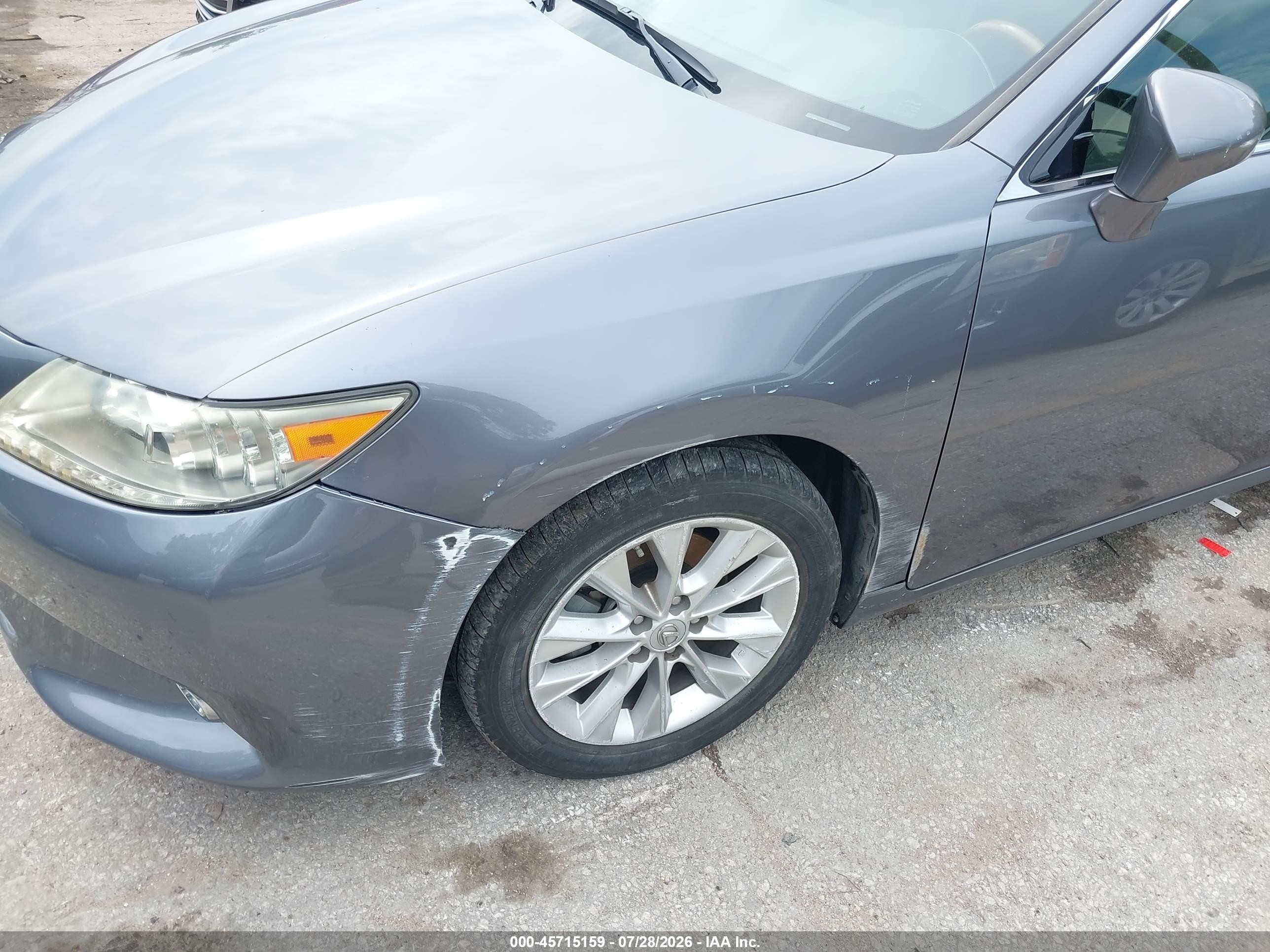 2013 Lexus Es 300h Gray vin: JTHBW1GG9D2005013