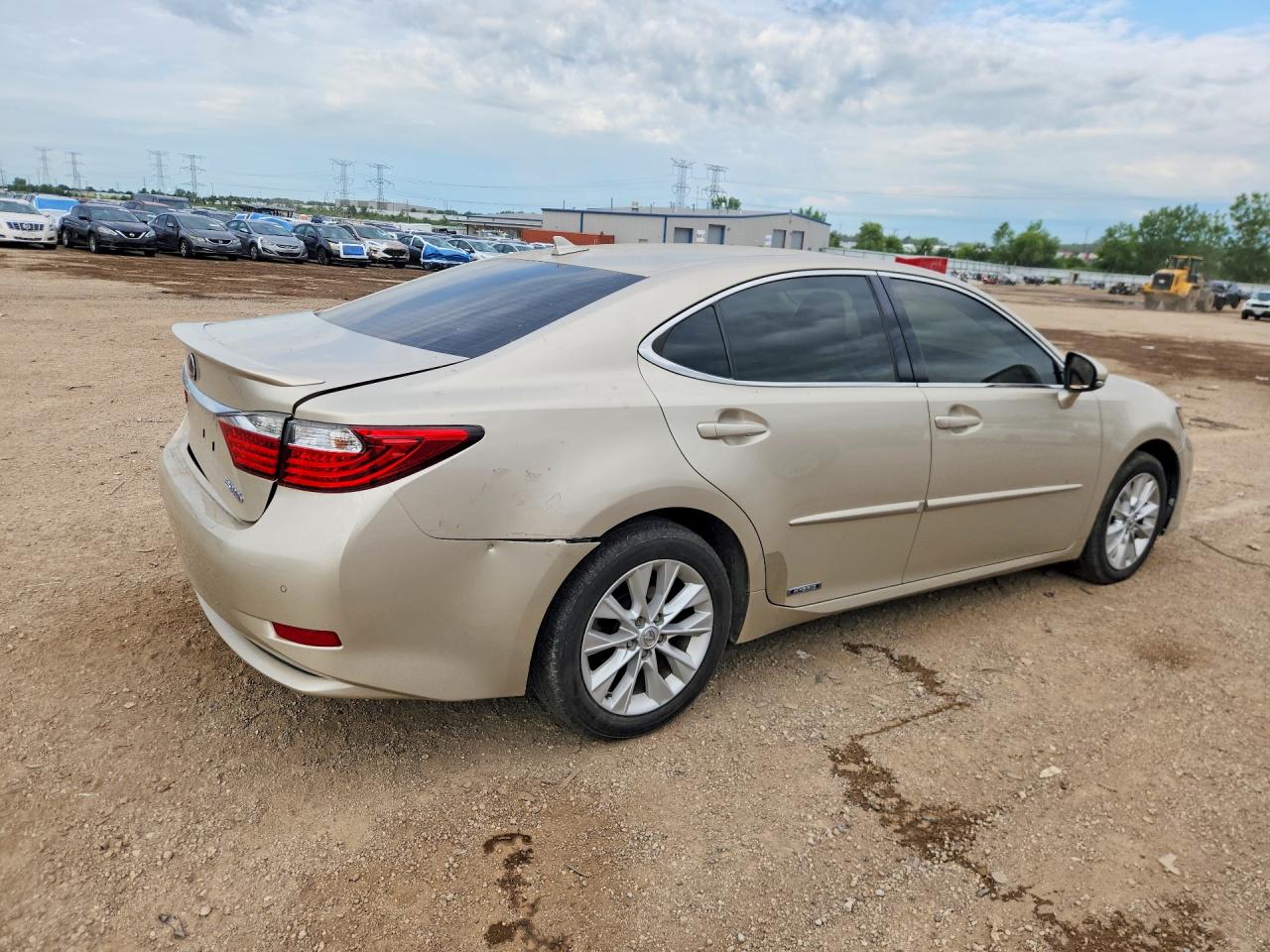 2013 Lexus Es 300h Beige vin: JTHBW1GG9D2007246