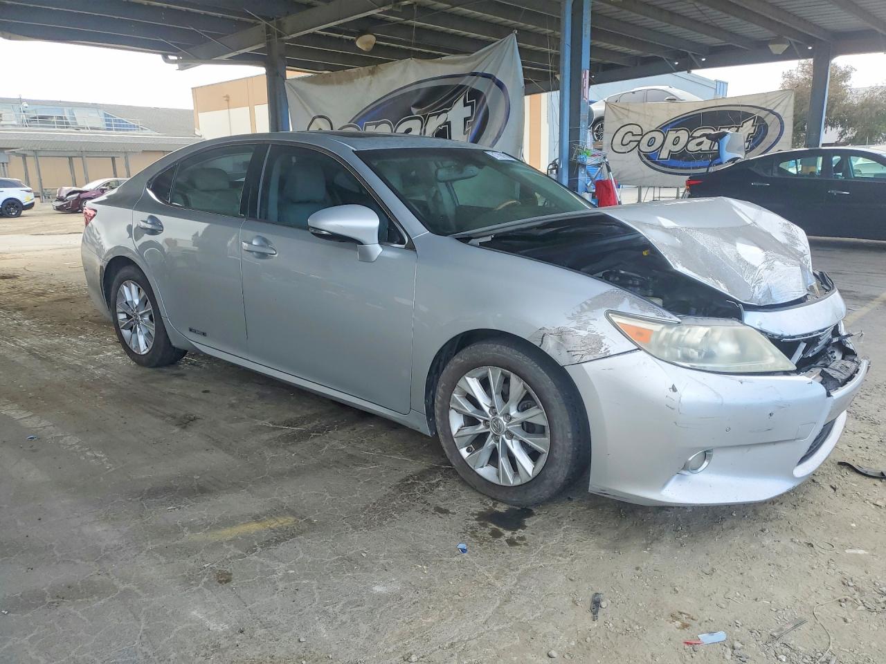 2013 Lexus Es 300h Silver vin: JTHBW1GG9D2013306