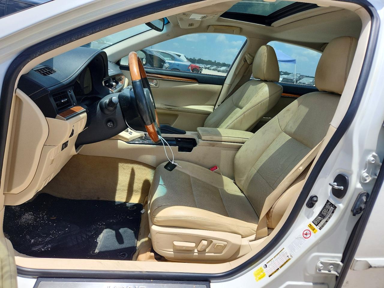 2013 Lexus Es 300h White vin: JTHBW1GG9D2019817