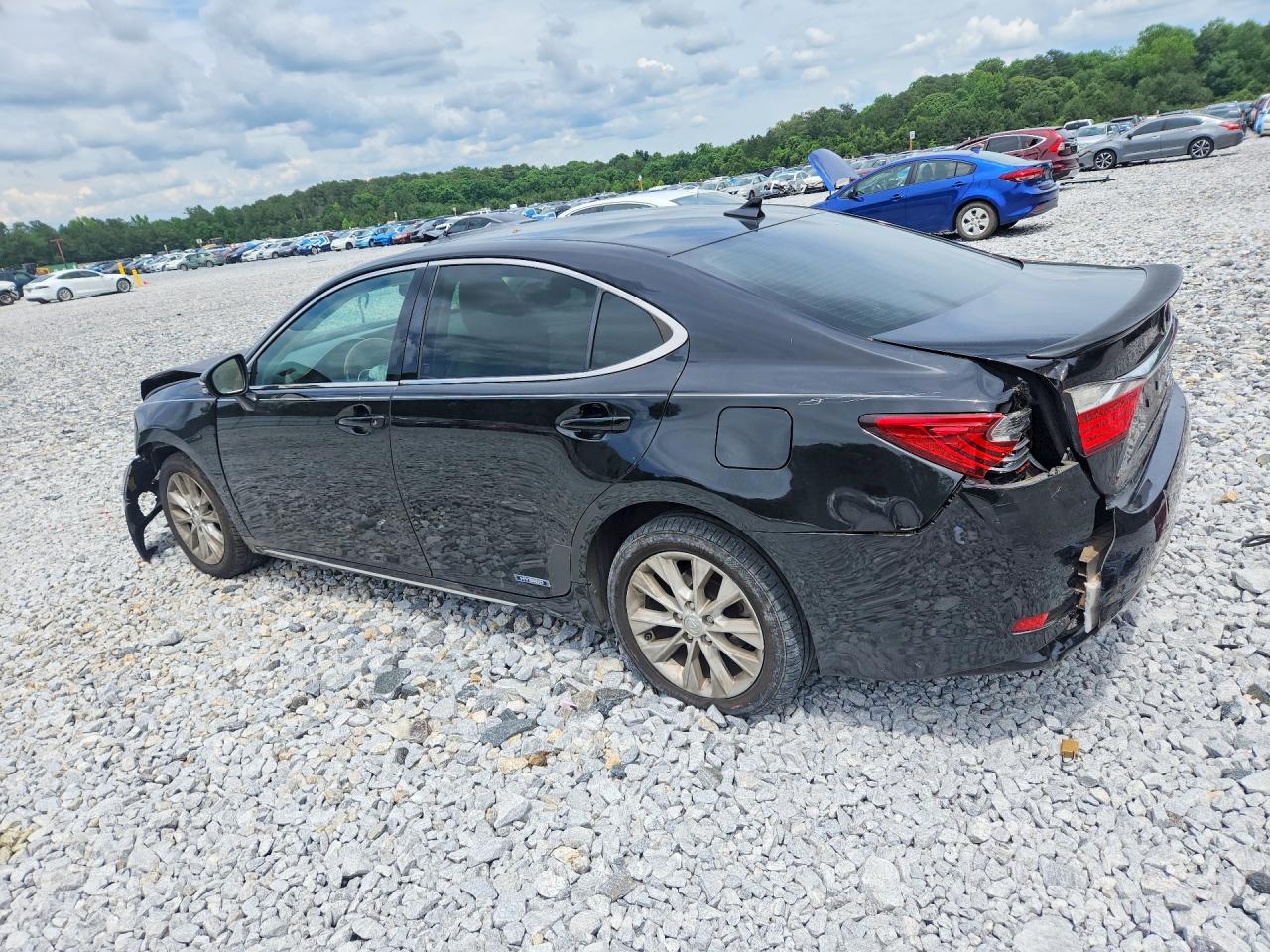 2013 Lexus Es 300h Black vin: JTHBW1GG9D2021860