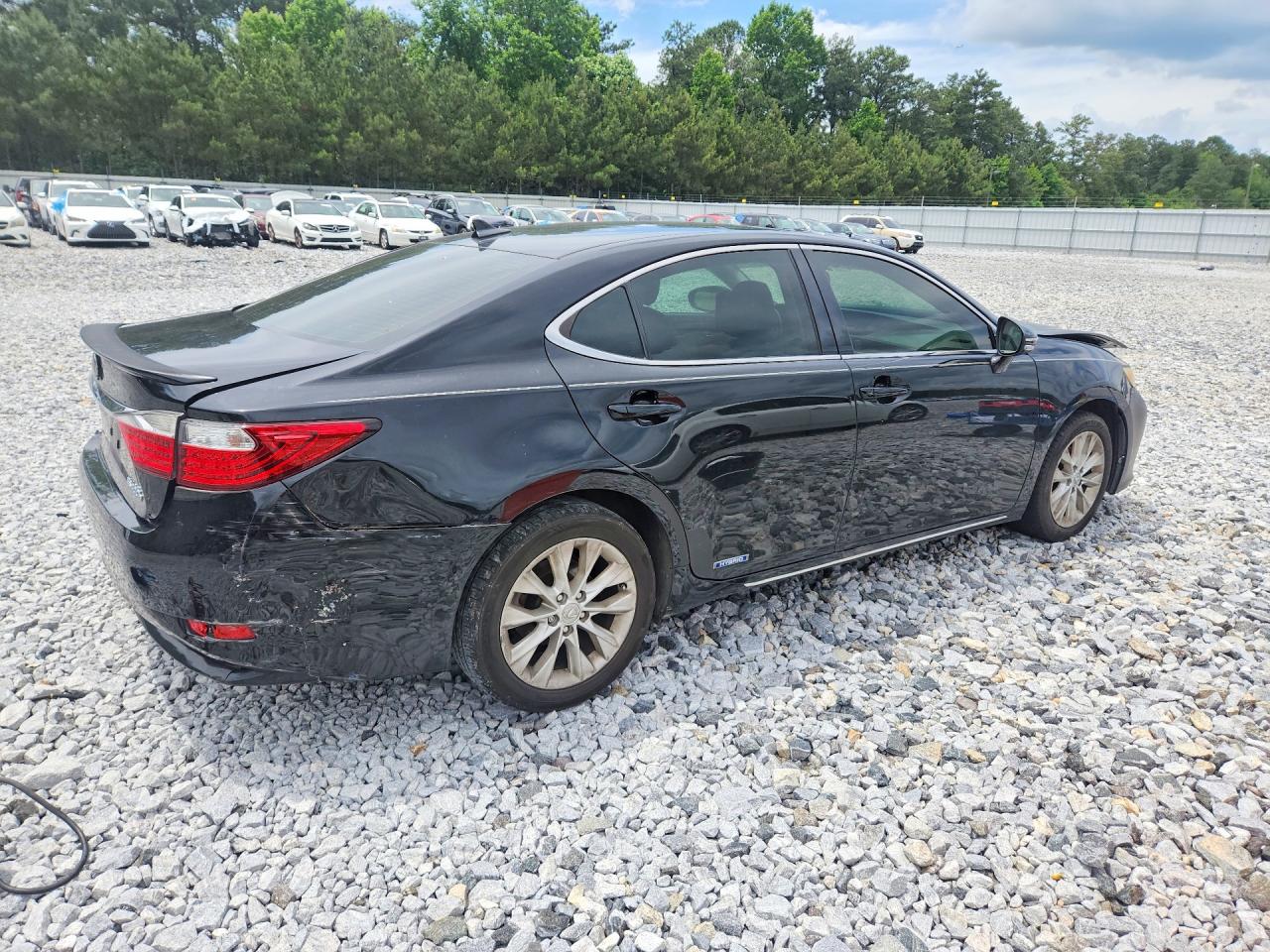 2013 Lexus Es 300h Black vin: JTHBW1GG9D2021860