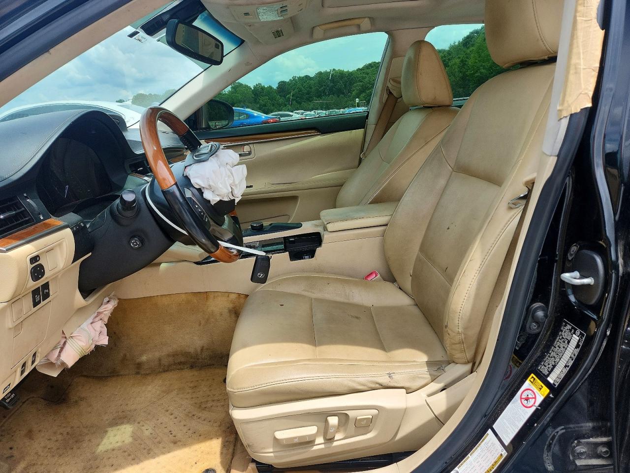 2013 Lexus Es 300h Black vin: JTHBW1GG9D2021860