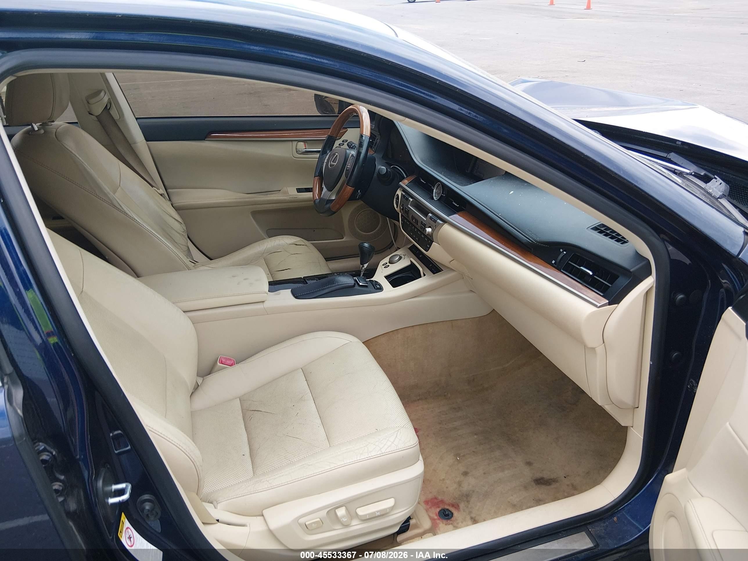 2013 Lexus Es 300h   Blue vin: JTHBW1GG9D2033538