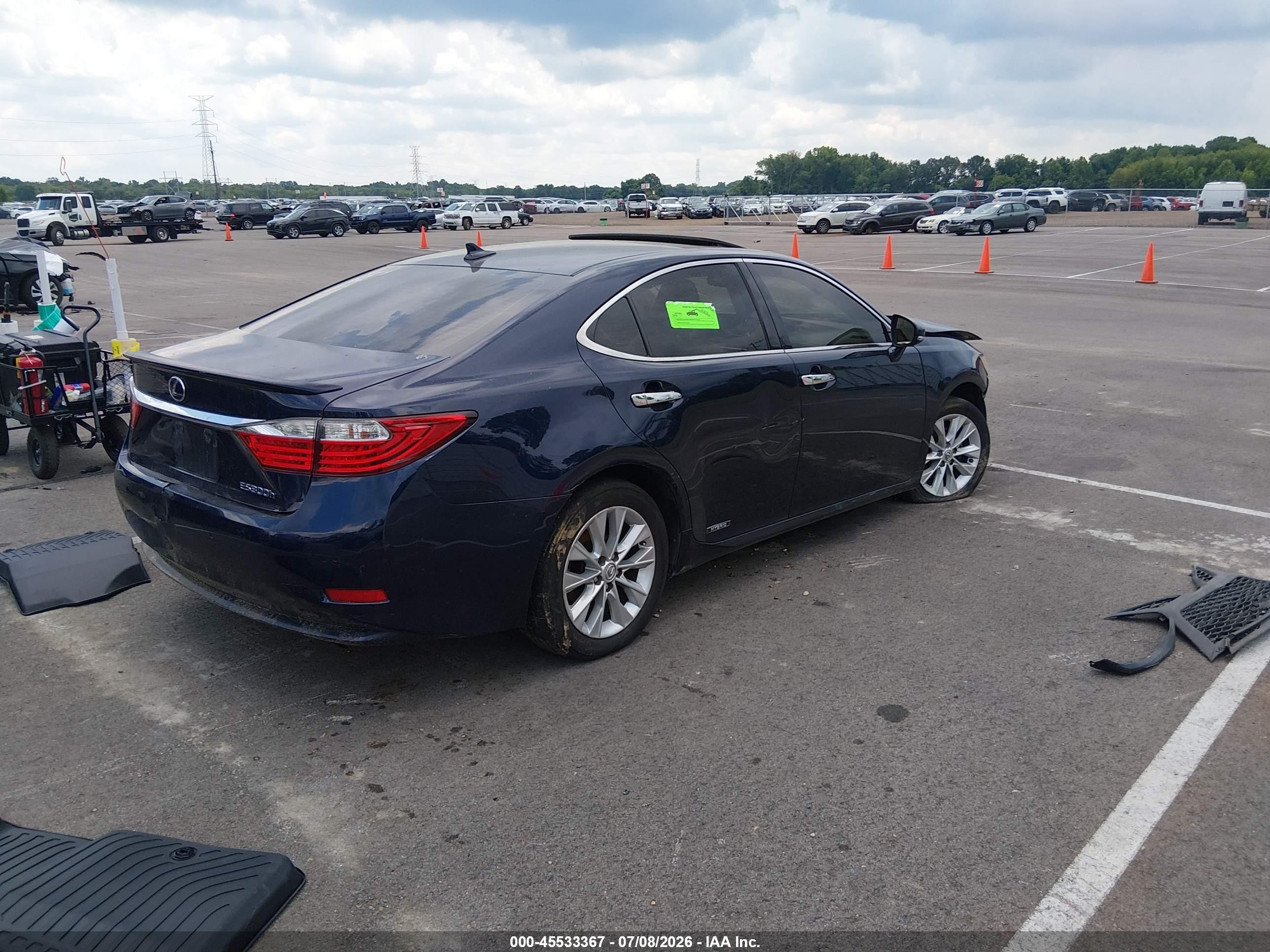 2013 Lexus Es 300h   Blue vin: JTHBW1GG9D2033538