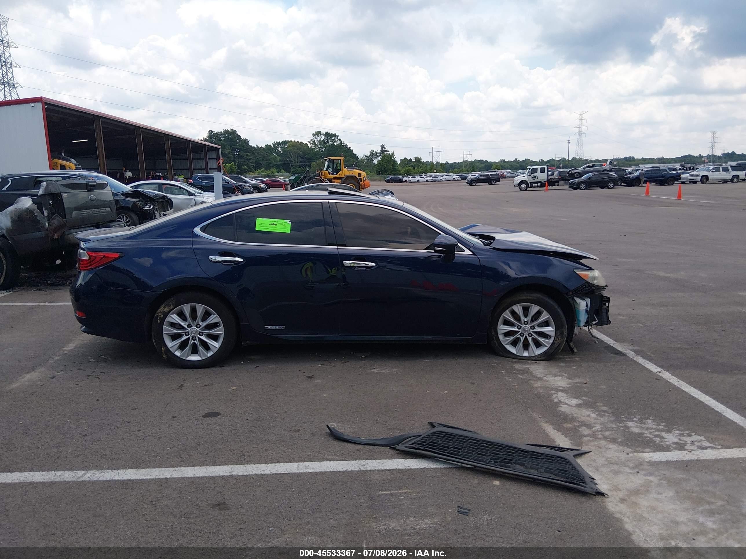 2013 Lexus Es 300h   Blue vin: JTHBW1GG9D2033538