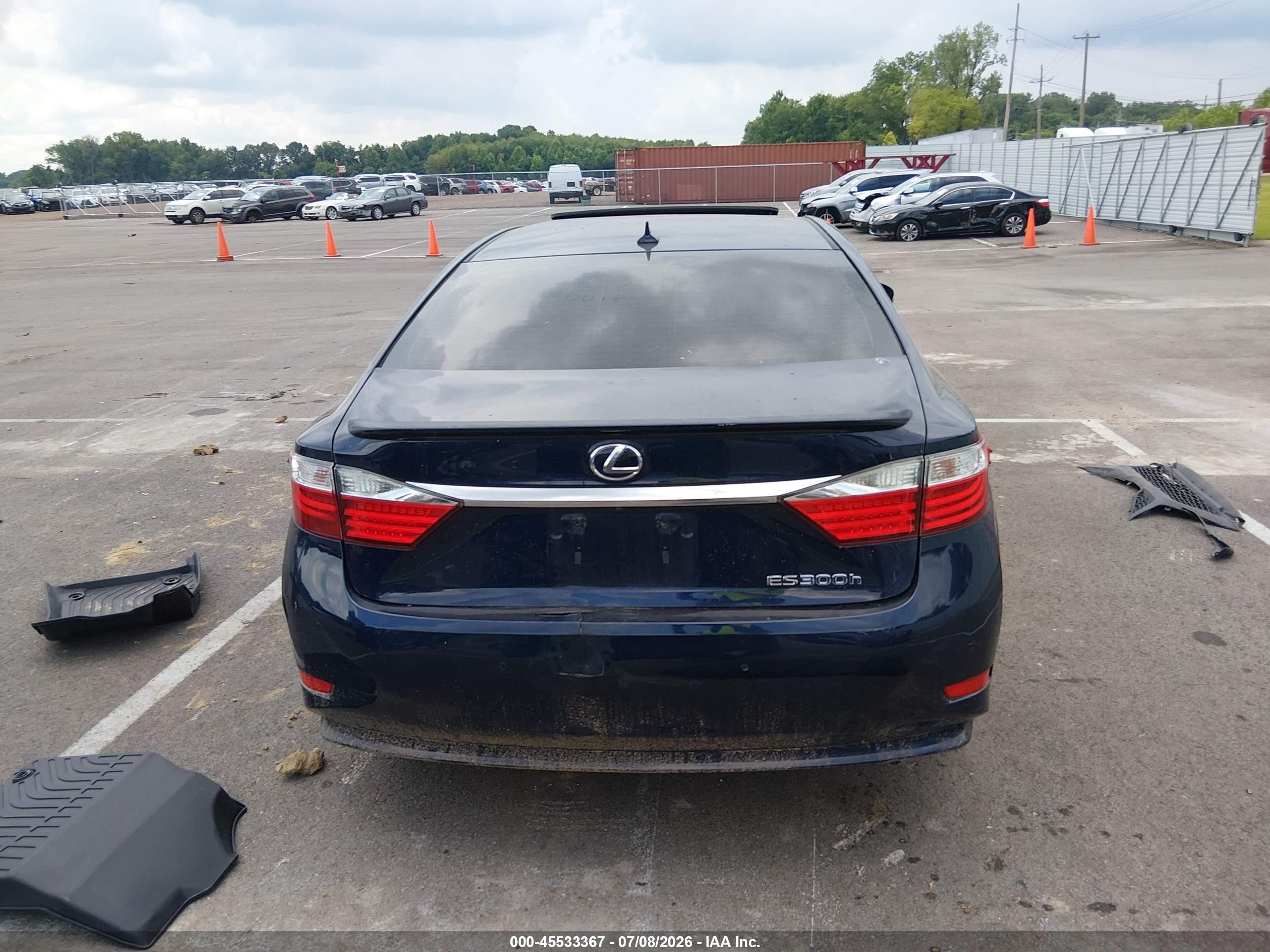 2013 Lexus Es 300h   Blue vin: JTHBW1GG9D2033538
