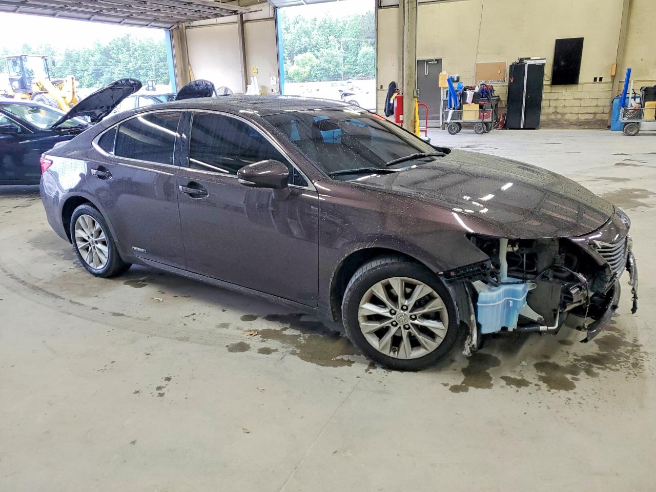 2013 Lexus Es 300h Purple vin: JTHBW1GG9D2037895