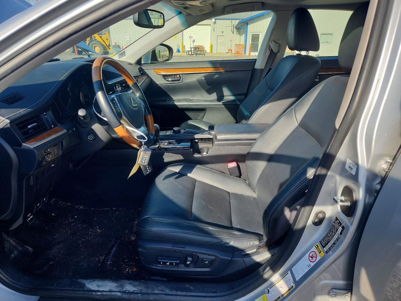 2013 Lexus Es 300h Base Silver vin: JTHBW1GG9D2038027