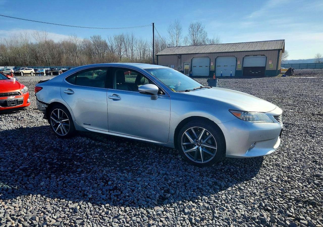 2013 Lexus Es 300h Base Silver vin: JTHBW1GG9D2038027