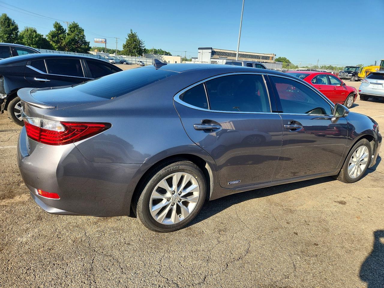 2014 Lexus Es 300h Gray vin: JTHBW1GG9E2066072