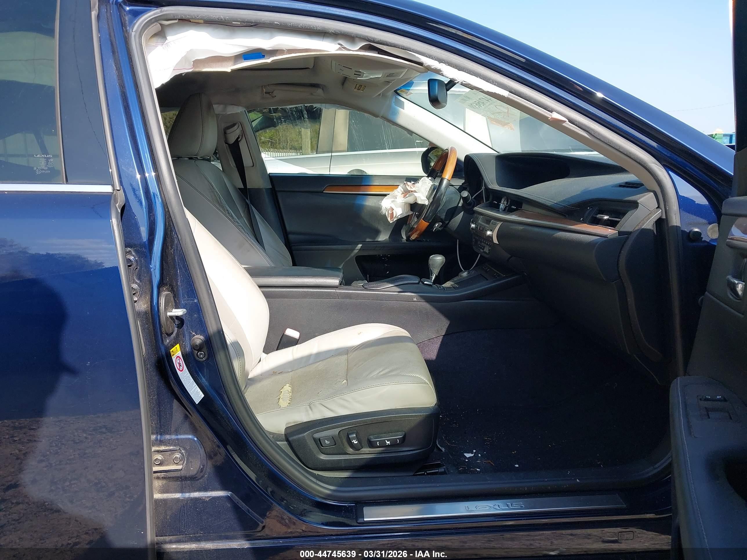 2015 Lexus Es 300h   Blue vin: JTHBW1GG9F2092592